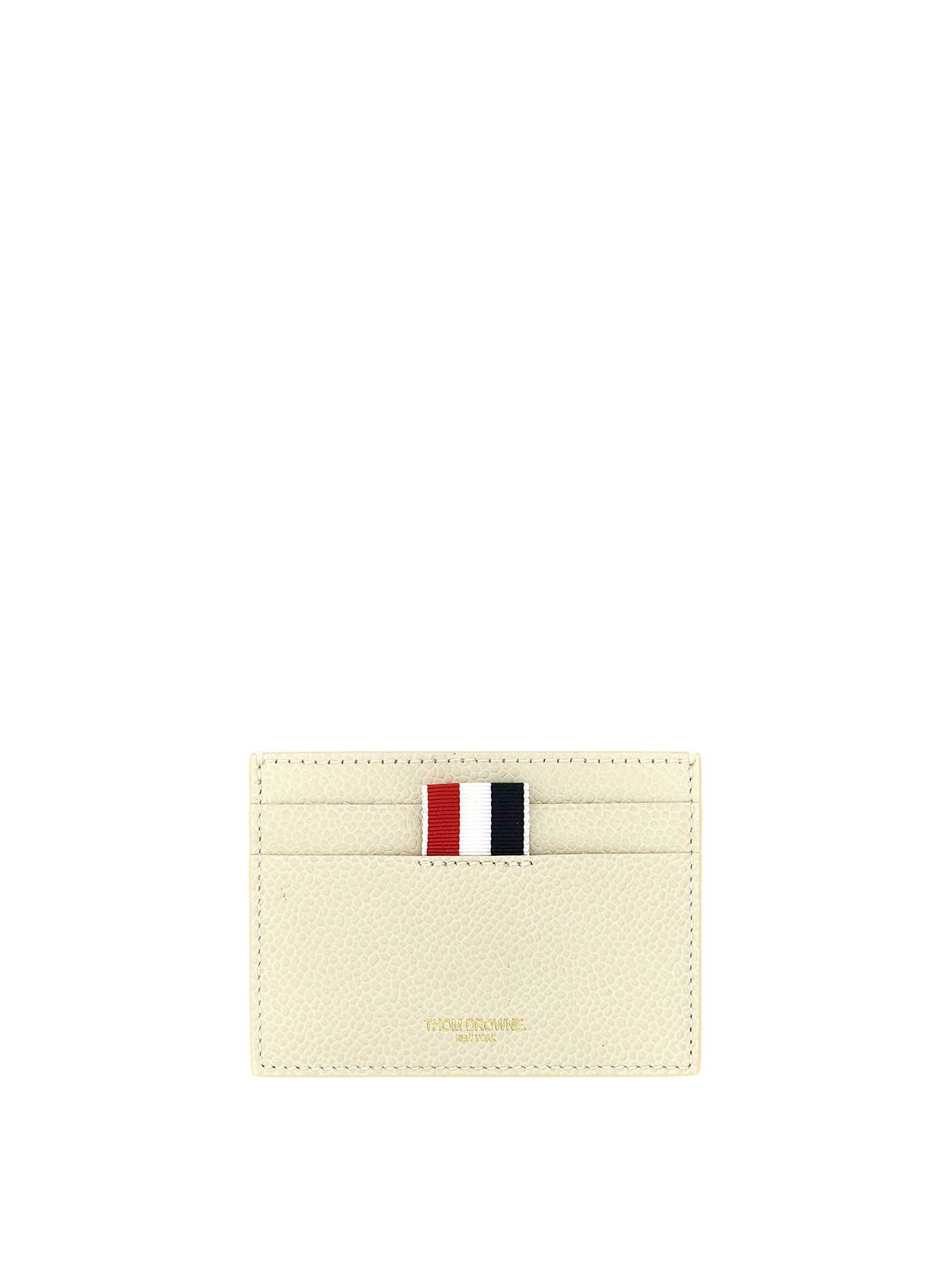 Thom Browne Card Holder In Sand
