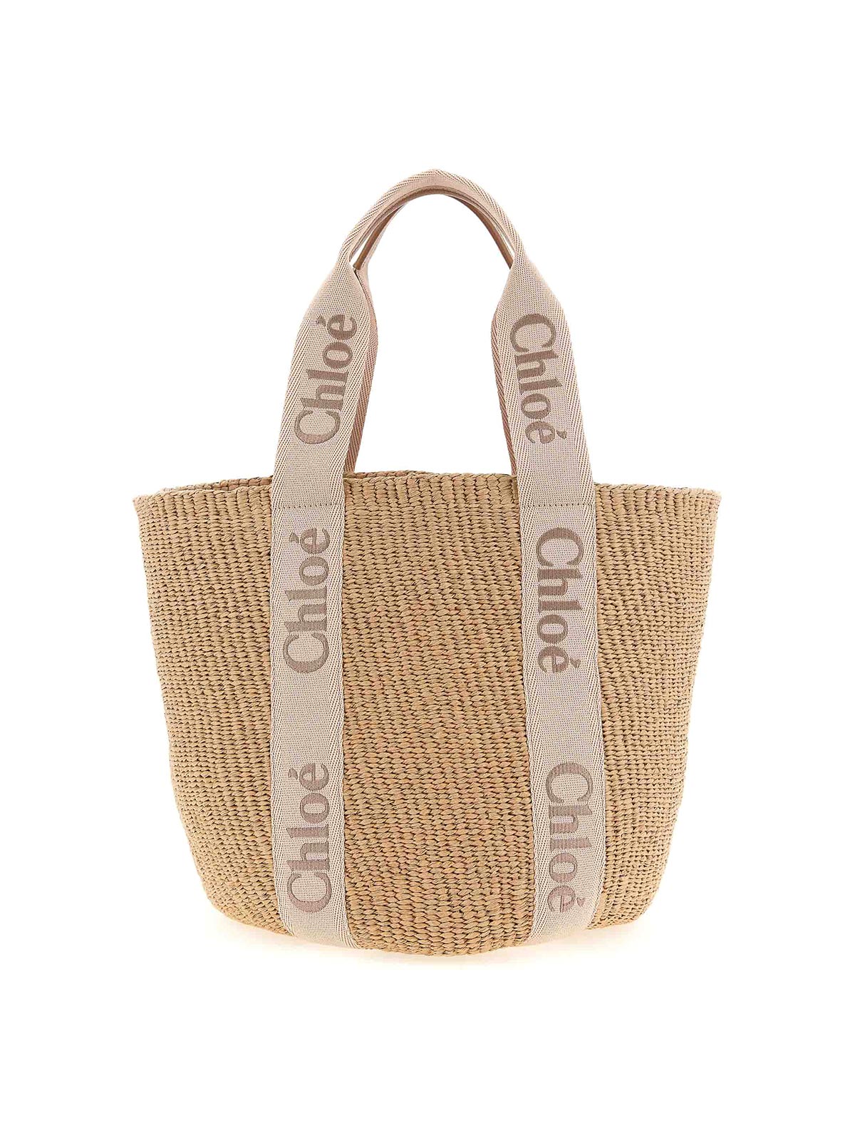 Chloé Large Shopping Bag In Nude
