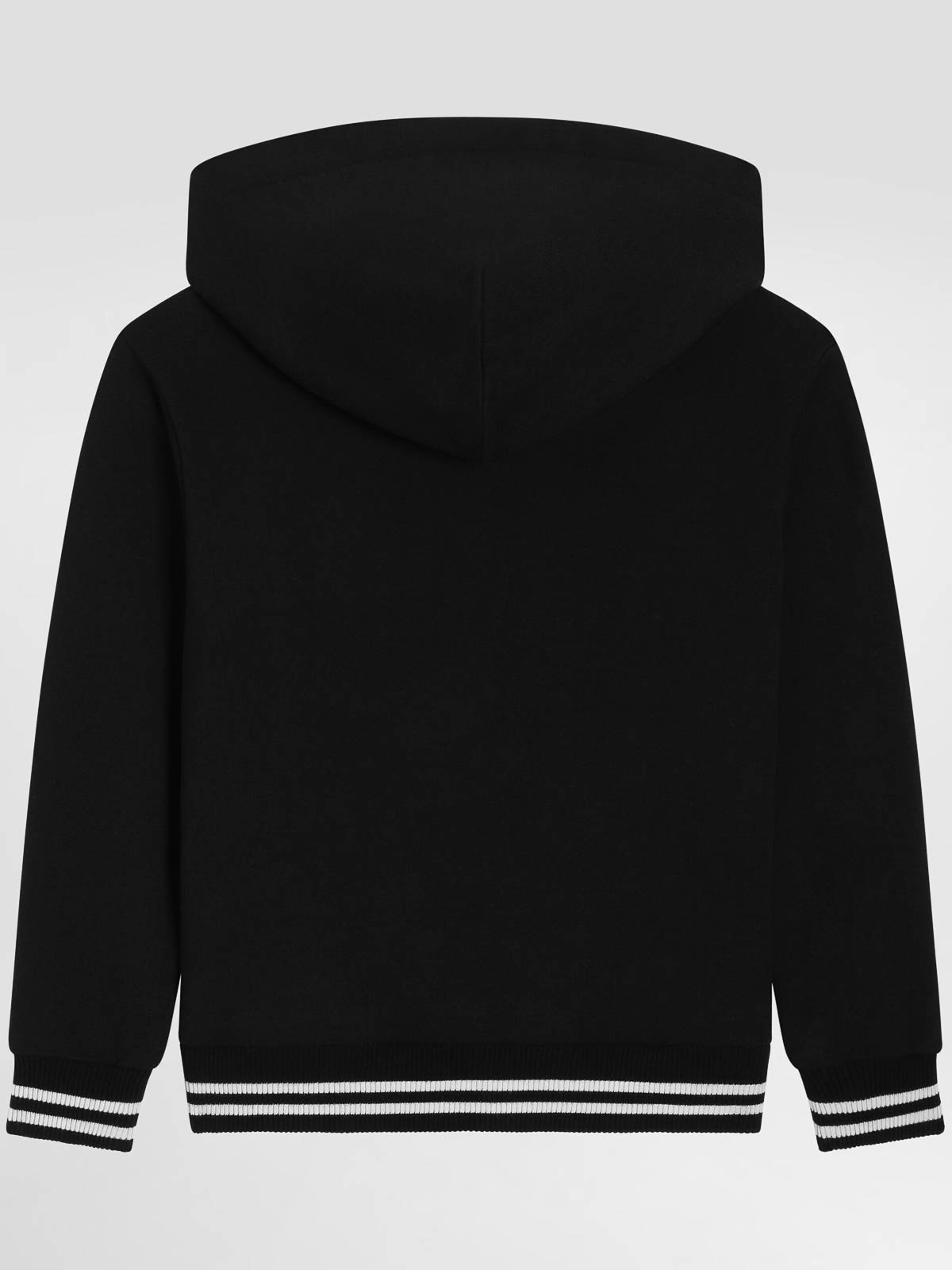 Dolce & Gabbana Hooded Sweatshirt With Print In Black