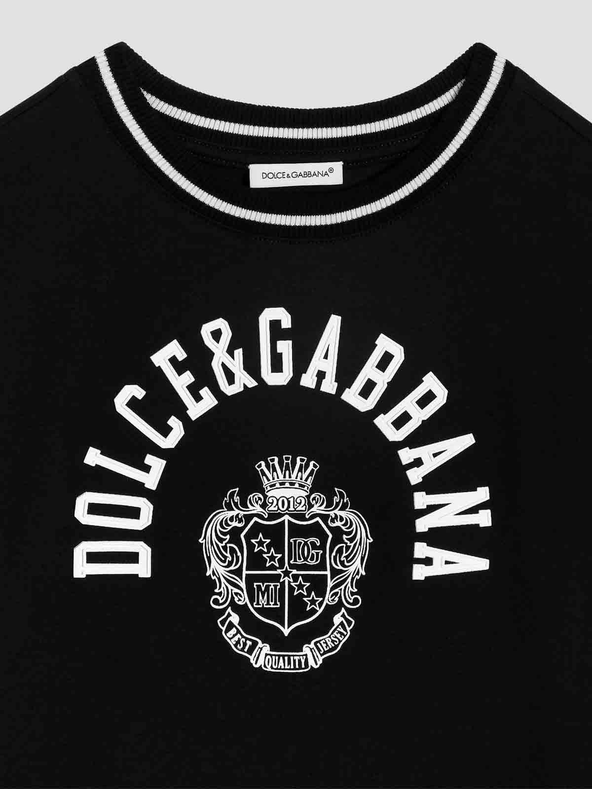 Dolce & Gabbana Graphic-print T-shirt In Black