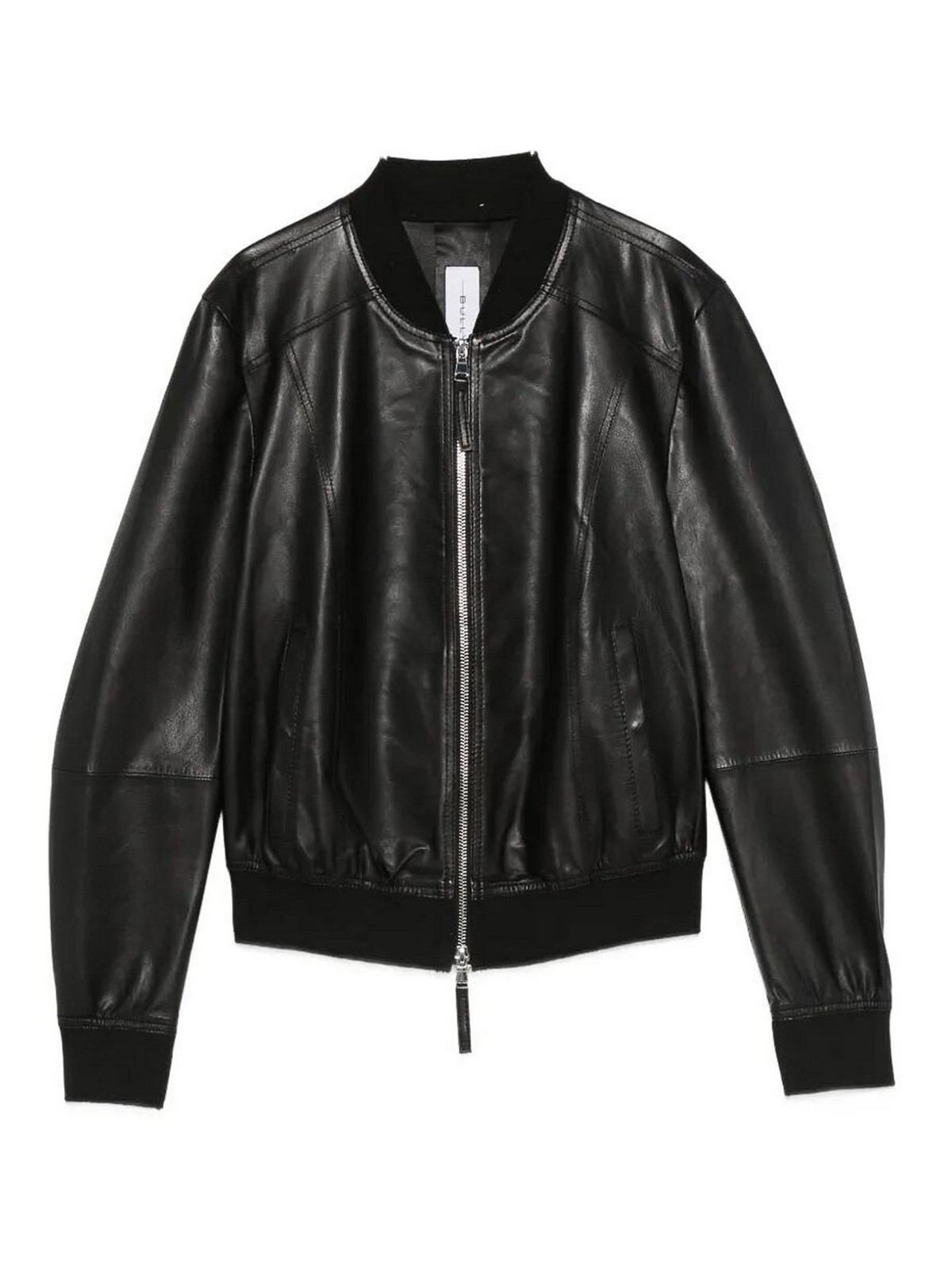 Bully Leather Jacket In Black