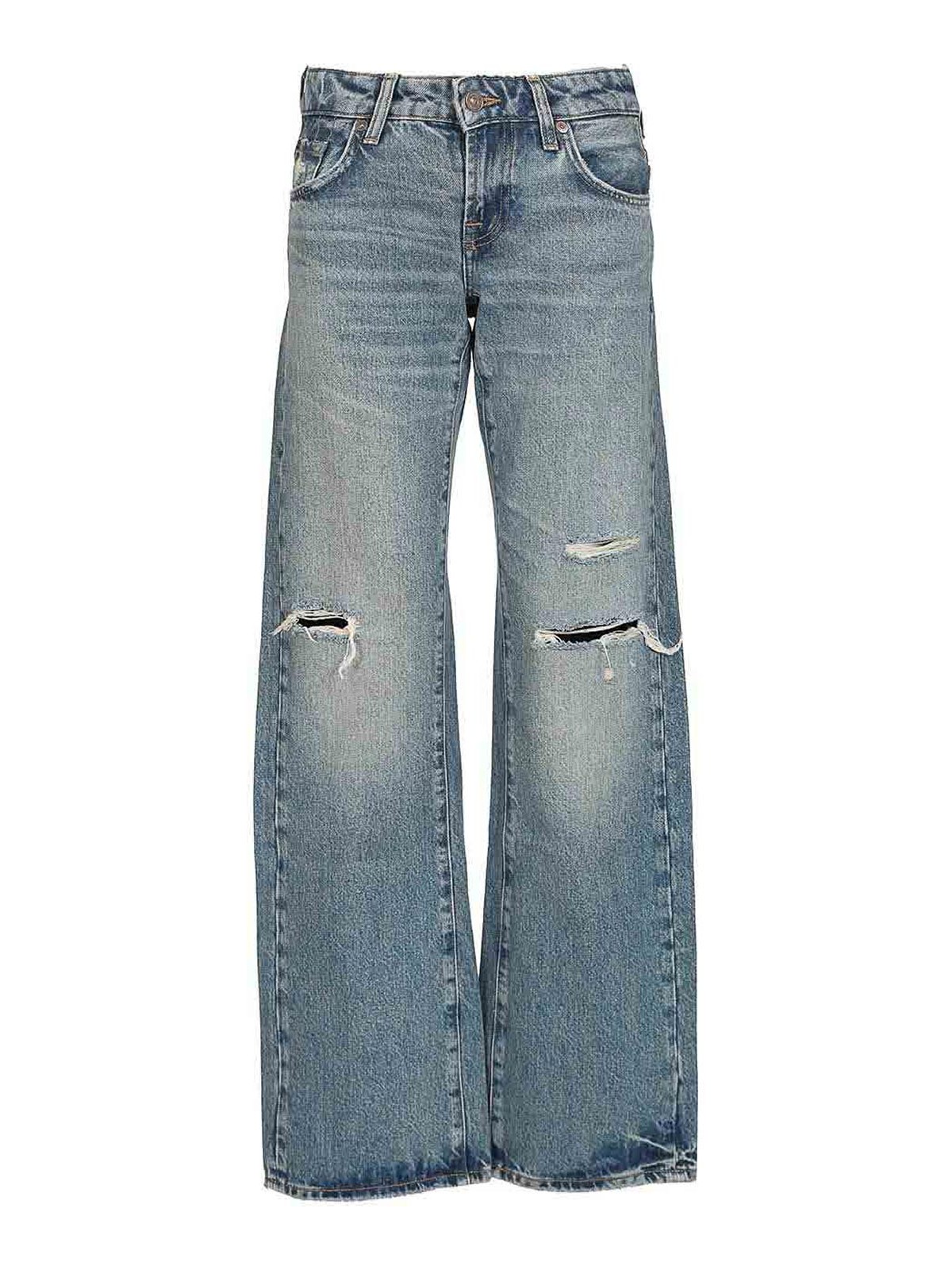 Jeans dritti bassi