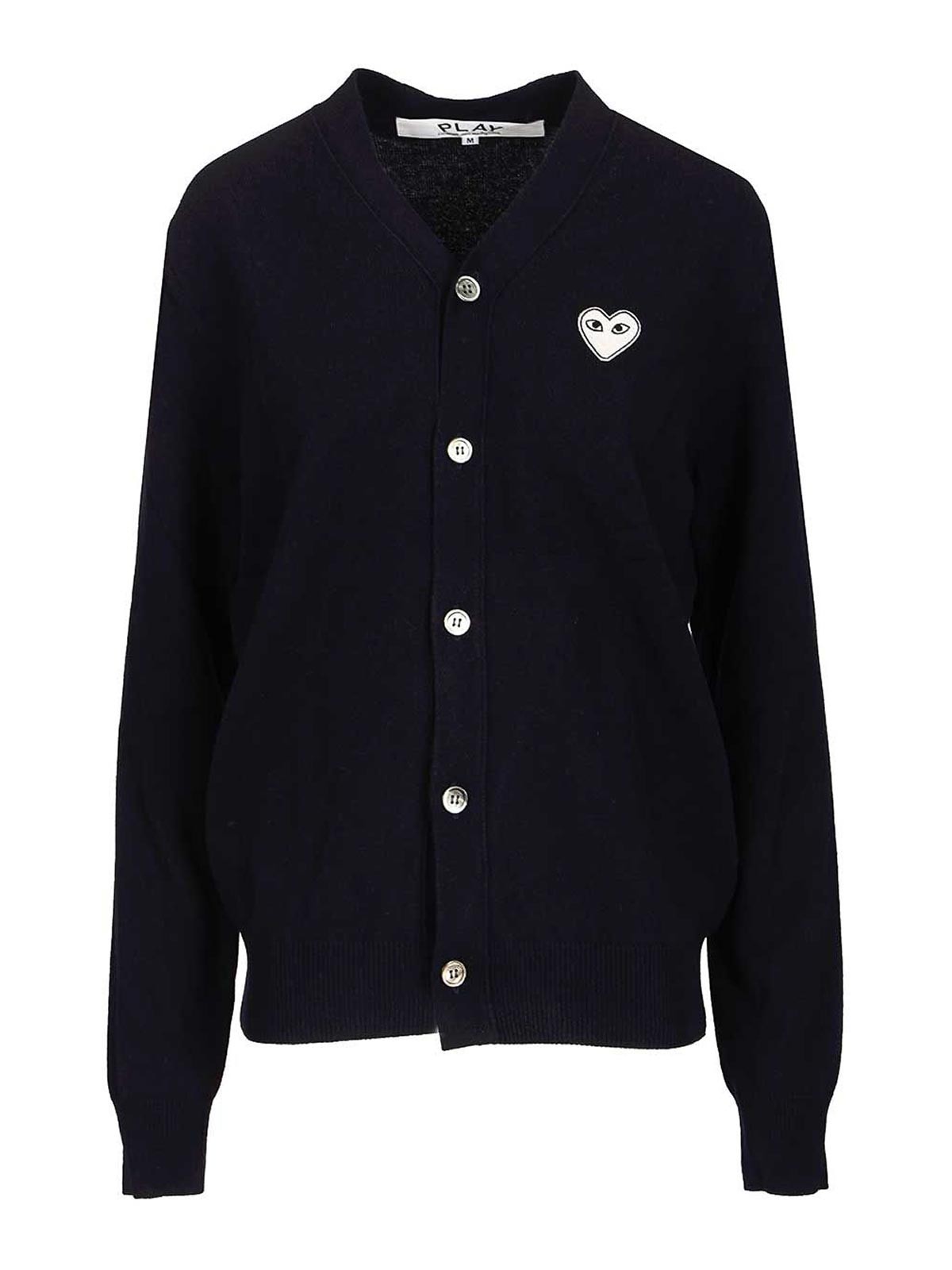Comme des Garçons Play Cardigan in lana