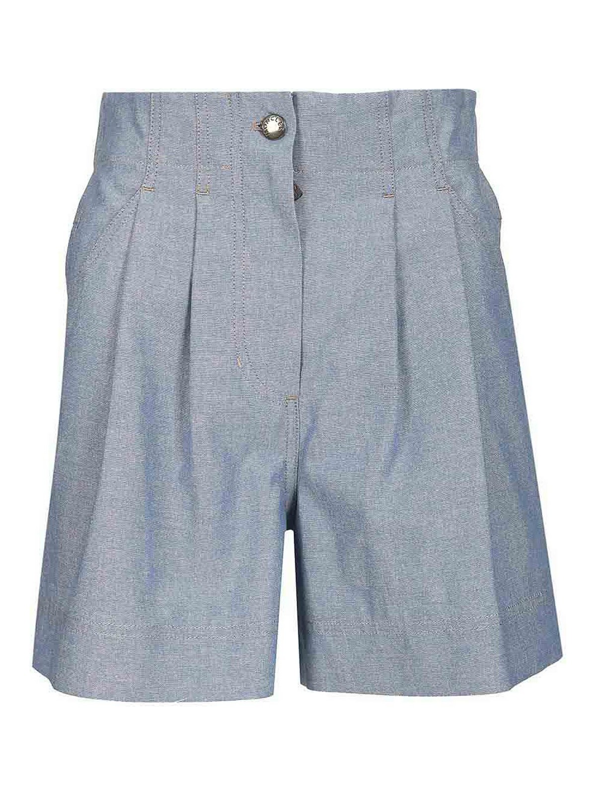 Pantaloncini in cotone chambray