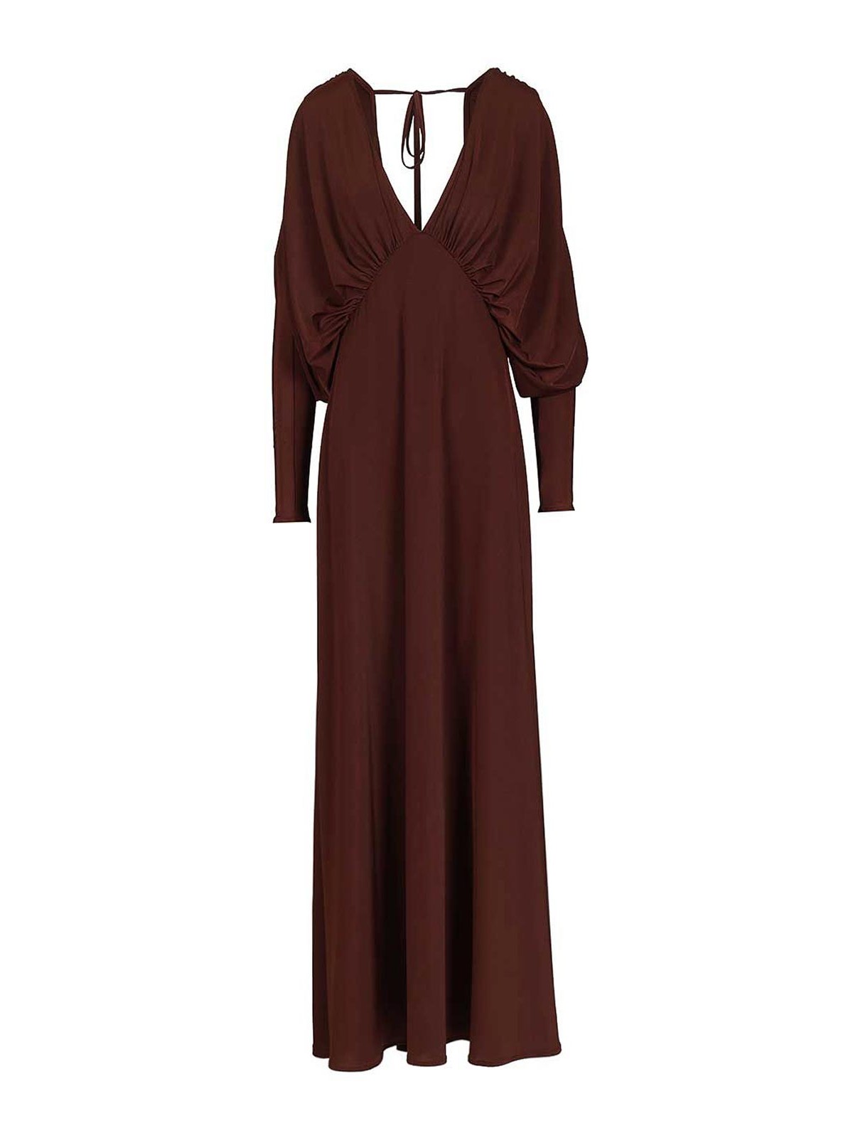 Raquel Diniz Sonia Long Dress In Brown