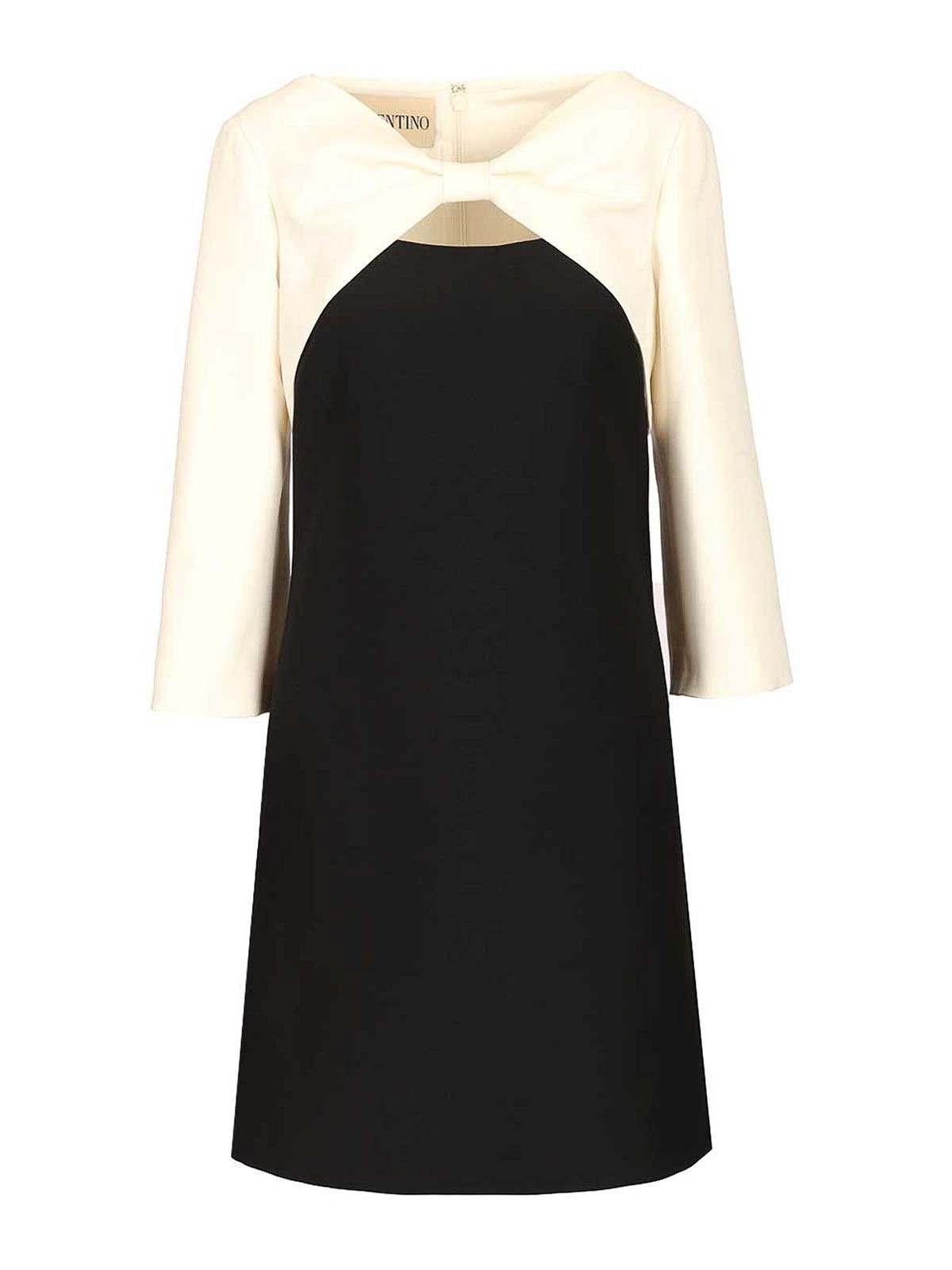 Mini Vestito in crÃªpe con cut-out