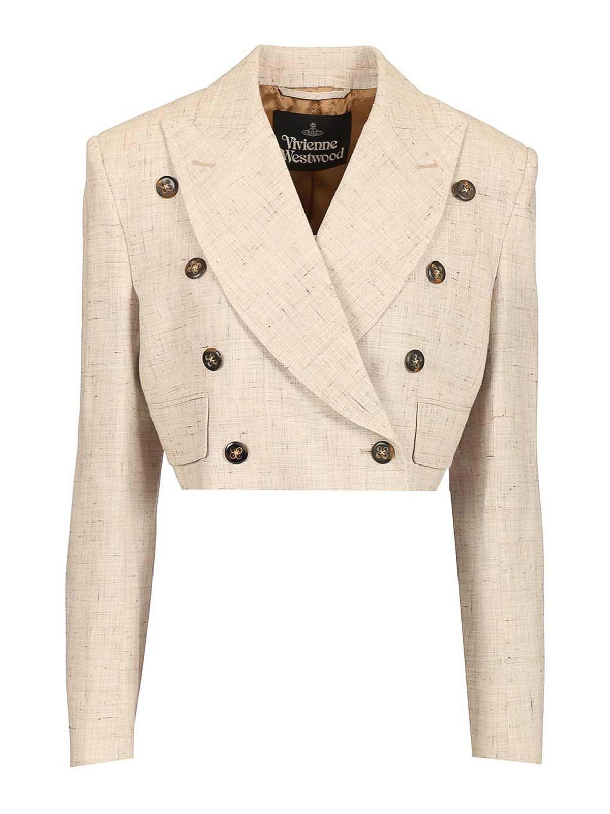 Blazer corto a doppio petto