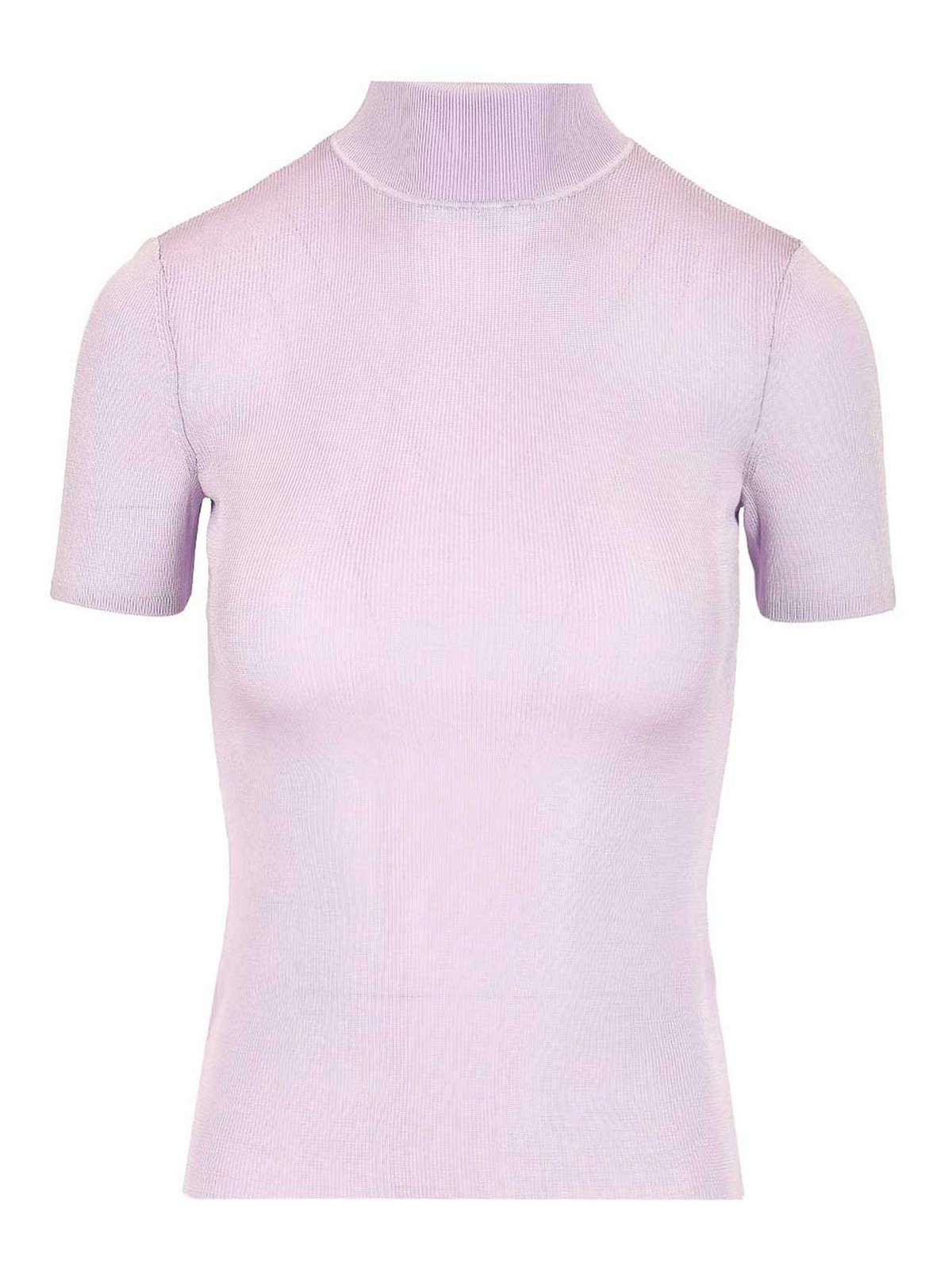 Maglia in viscosa a maniche corte