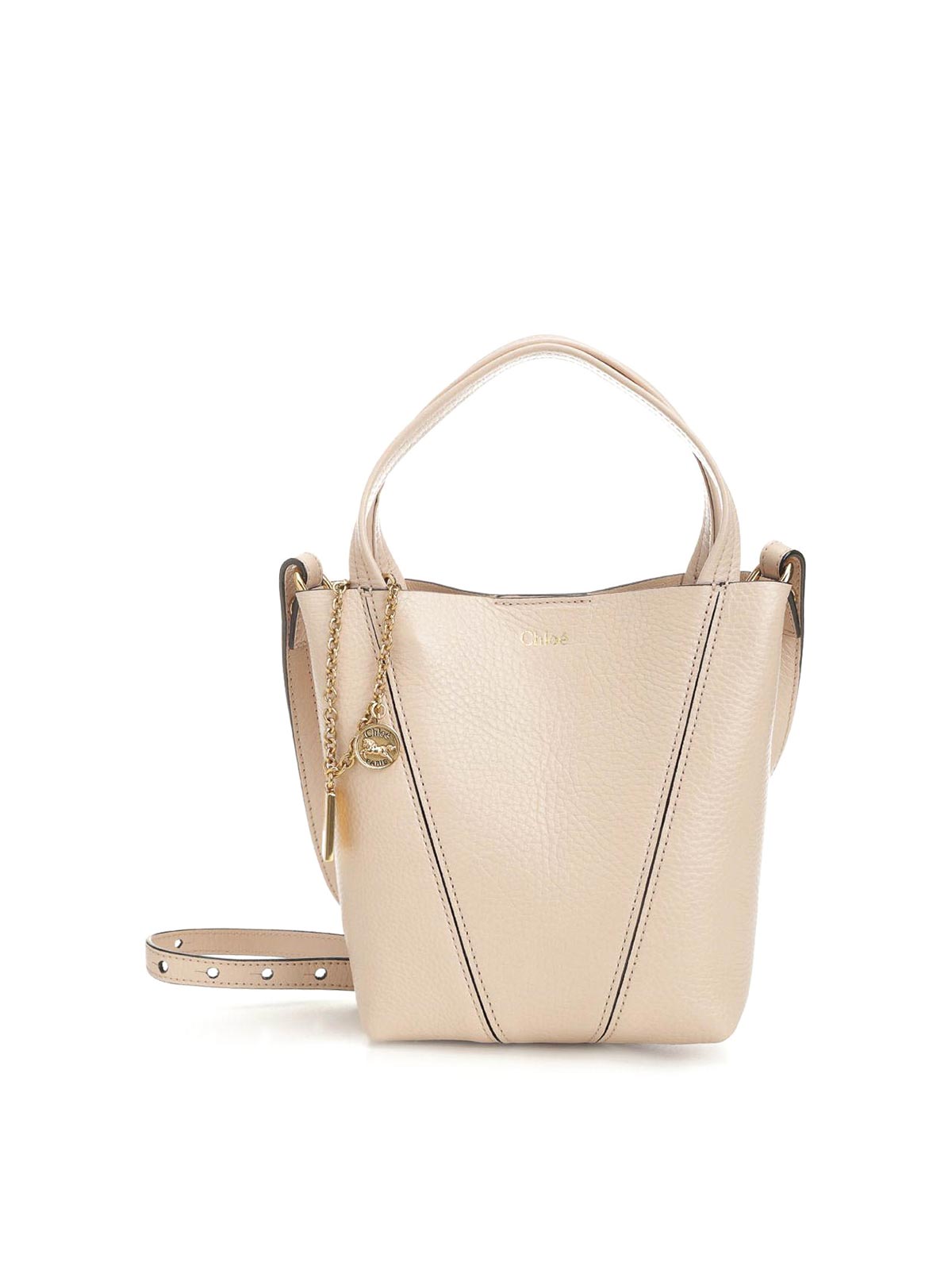Chloé Chlo Spin Small Tote Bag In Pink