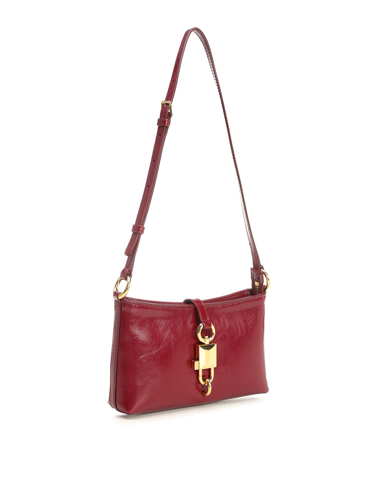 Dolce & Gabbana Lock Shoulder Bag - Dark Red|BB7891AZ00083028