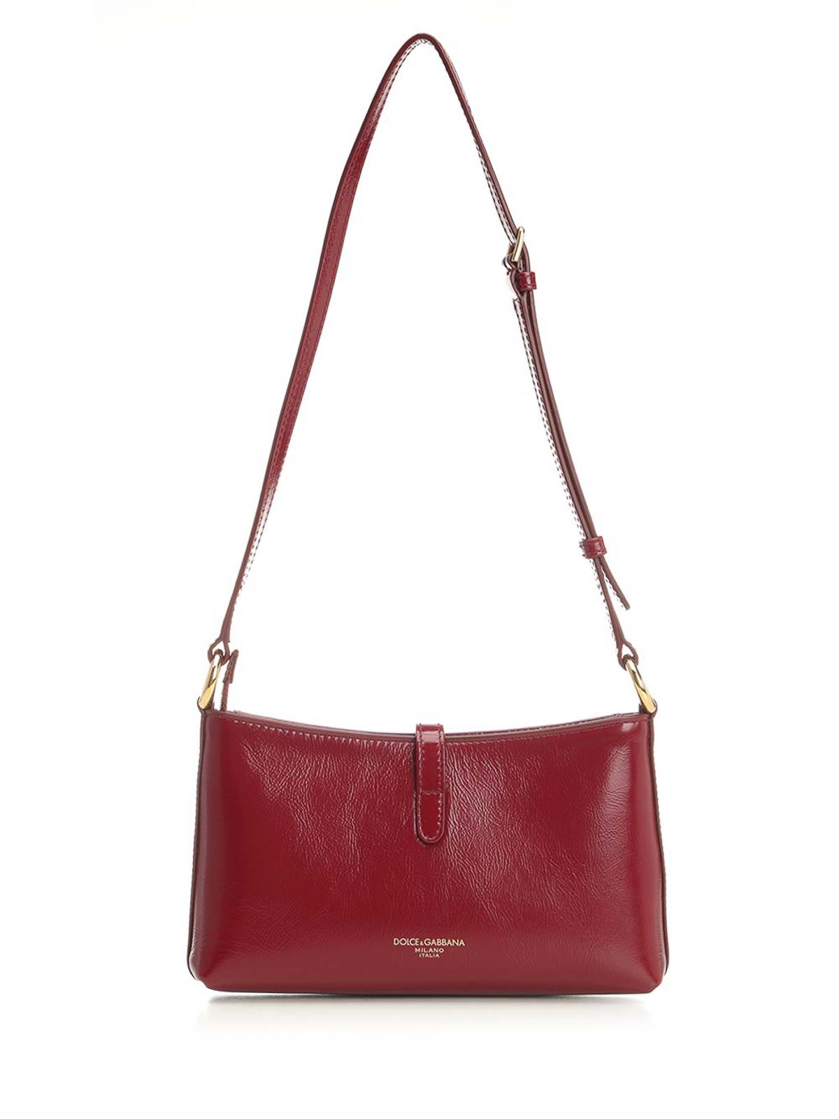 Dolce & Gabbana Lock Shoulder Bag - Dark Red|BB7891AZ00083028
