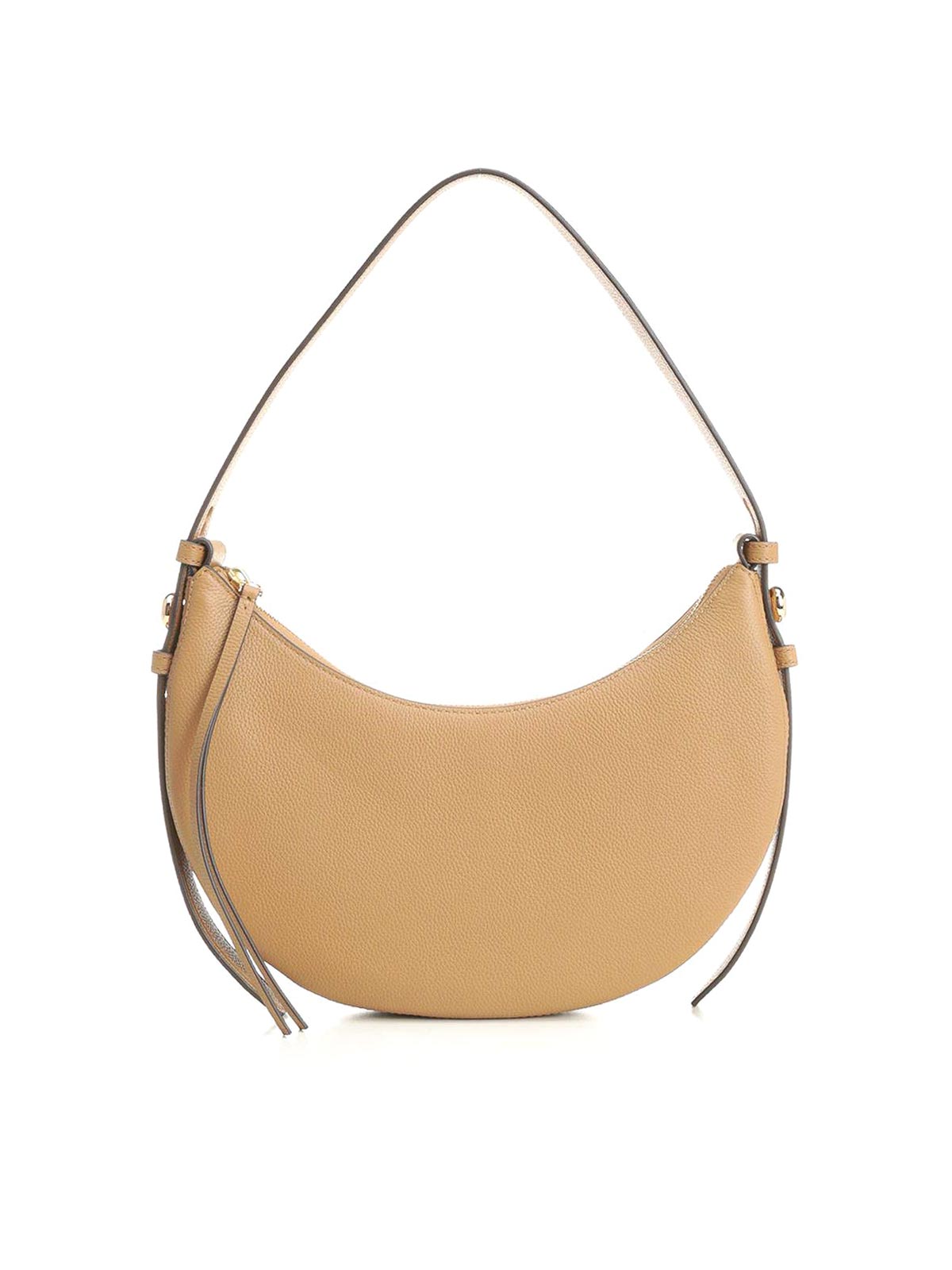 Tory Burch Romy Half Moon Bag In Brown