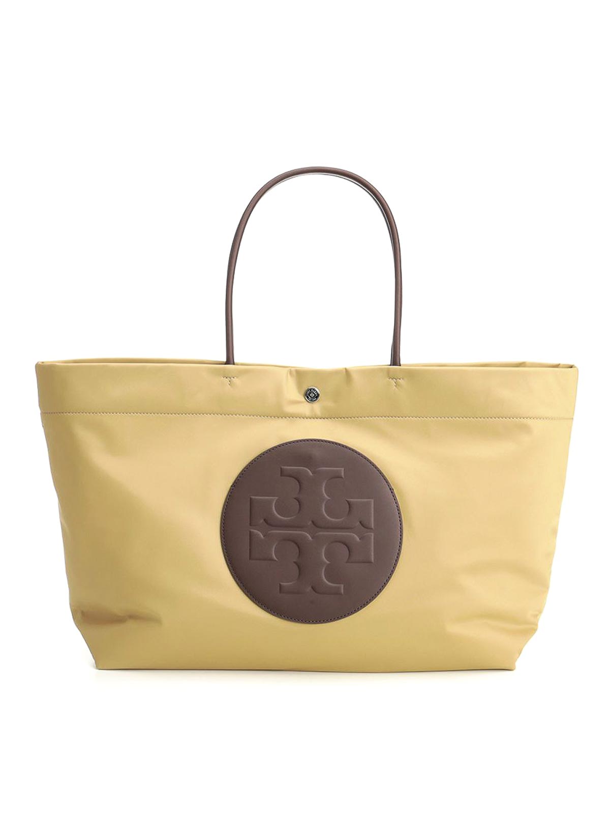 Tory Burch Ella Twist Shopping Bag In Brown