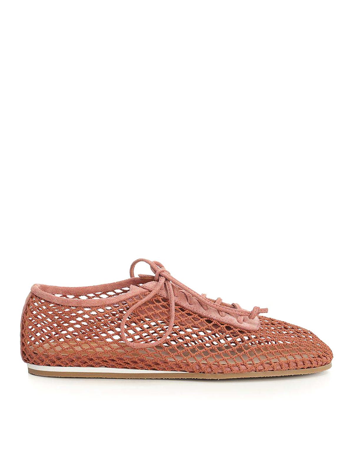 Scarpe stringate in rete