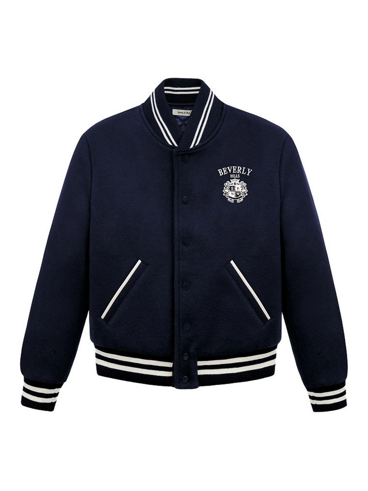 Sporty & Rich Bomber - Bleu Foncé