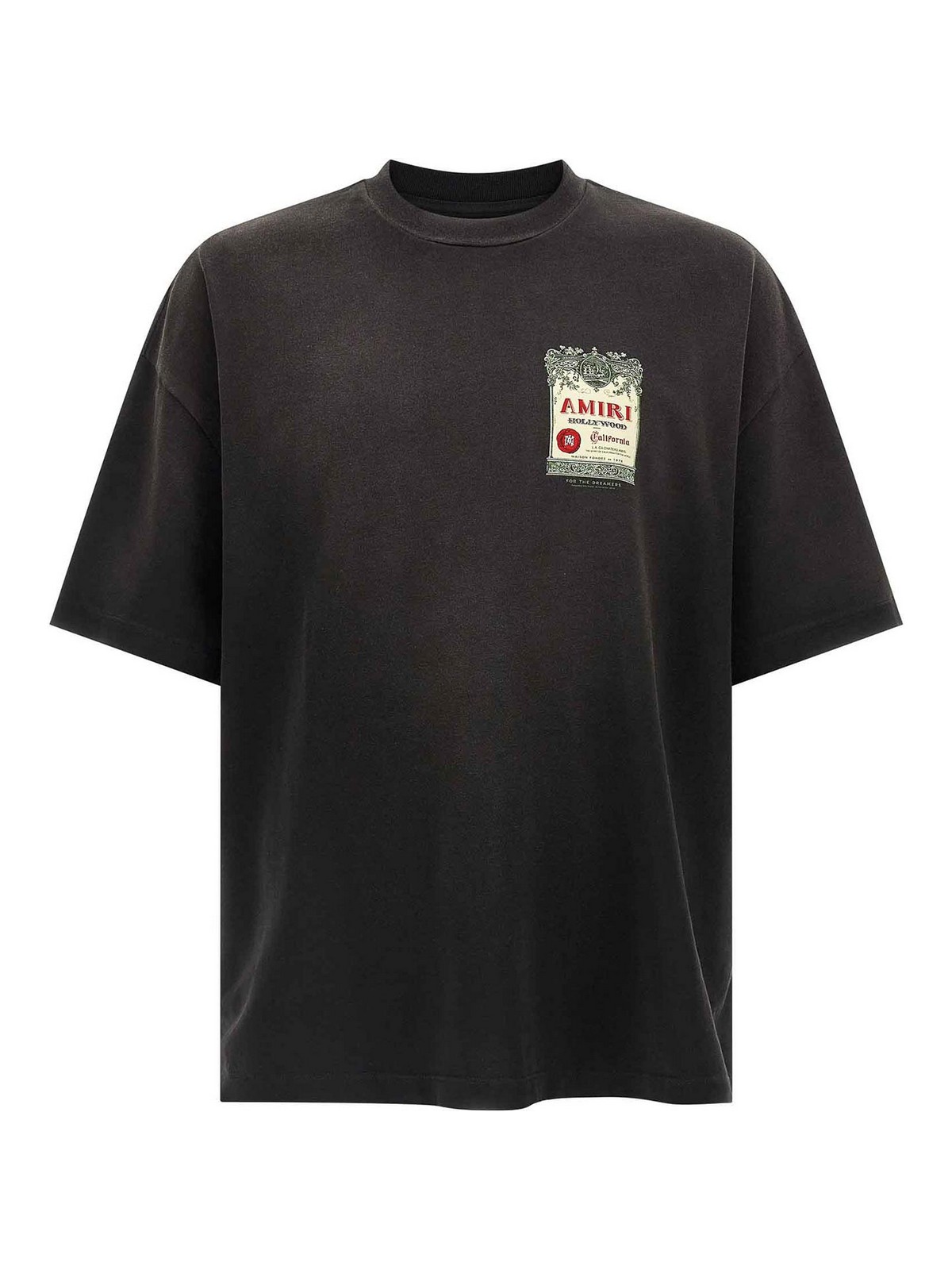 Amiri Chateau Stamp T-Shirt - Black - Men|AMTOJR1105001