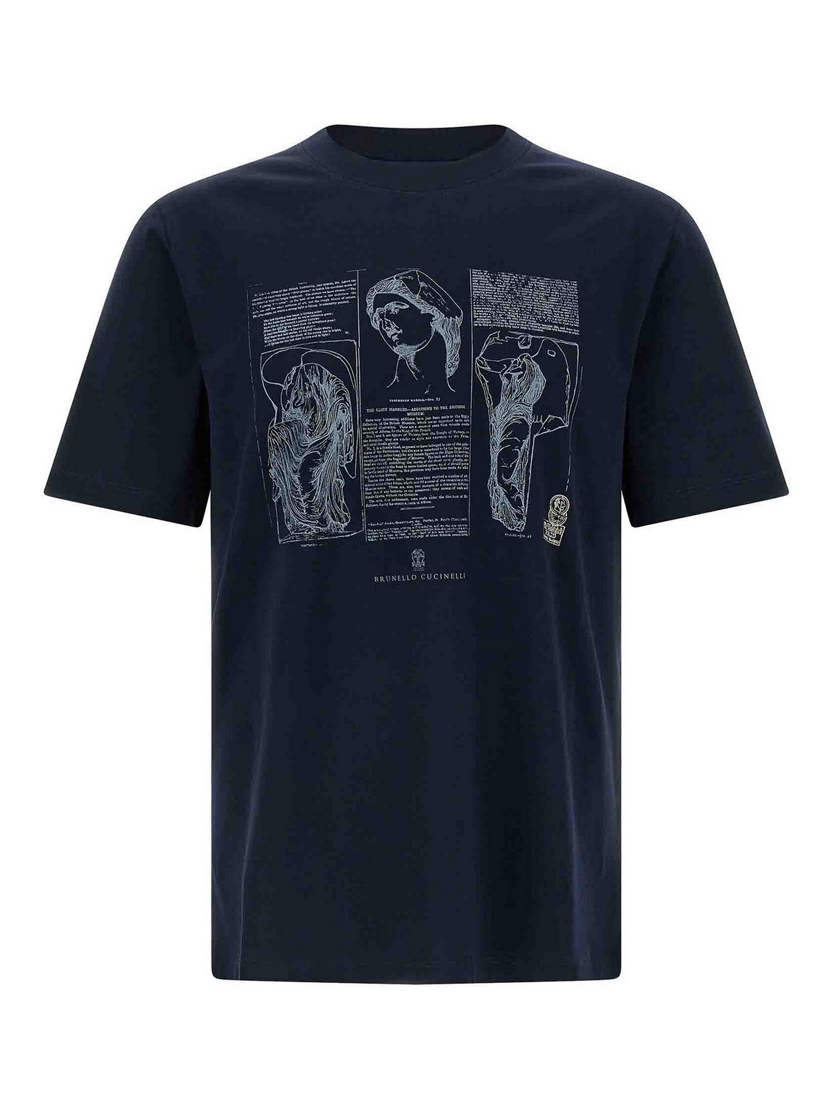 Brunello Cucinelli T-Shirt - Bleu