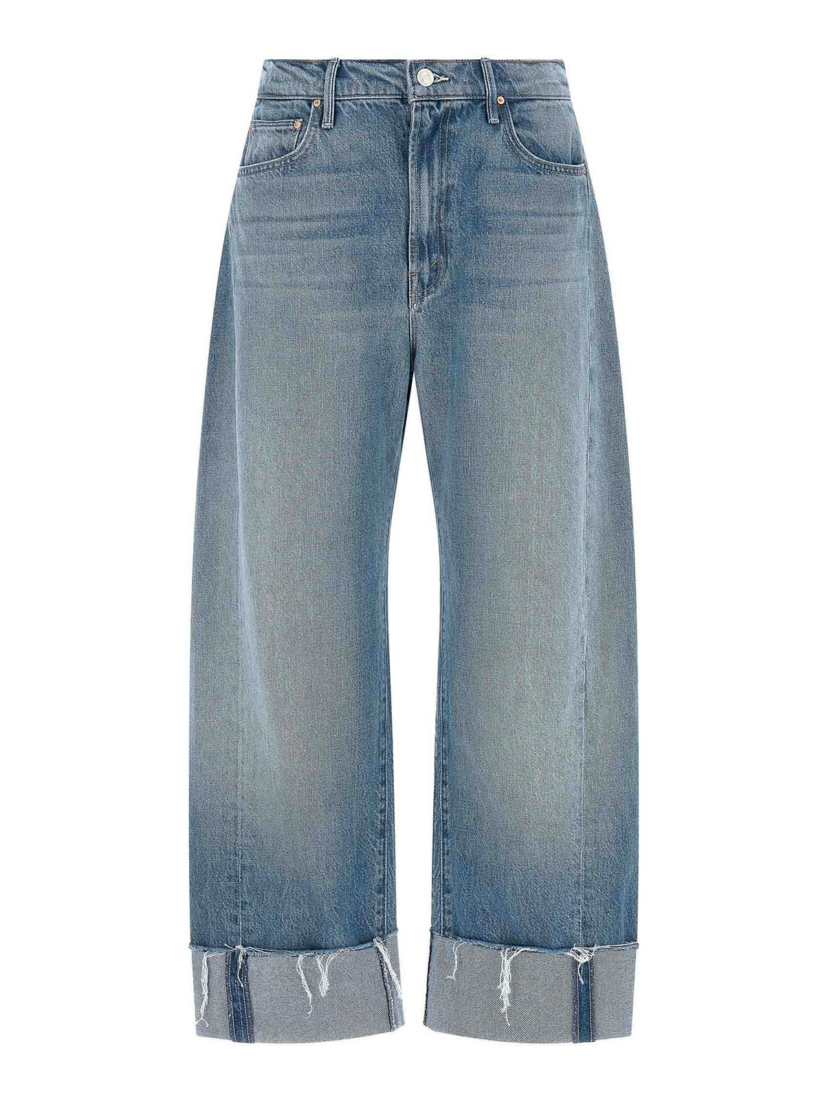The HalfPipe Ankle Cuff Fray jeans