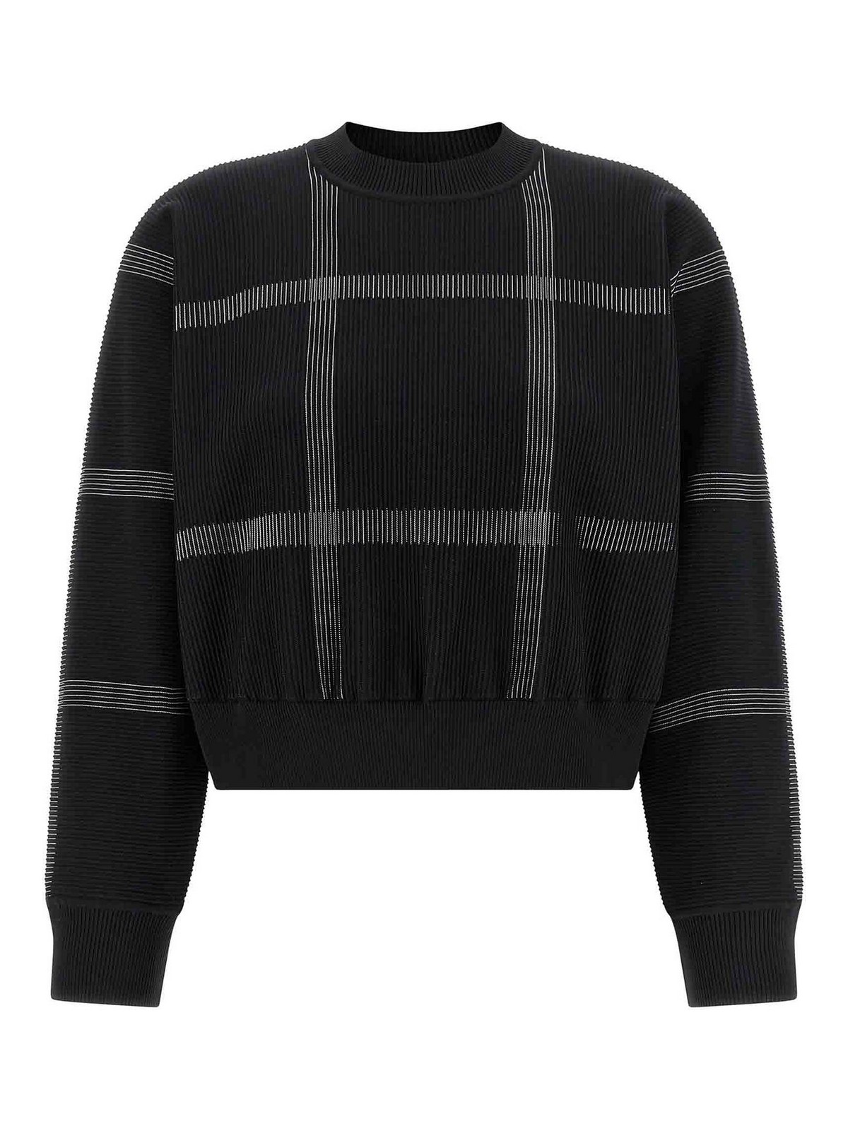 Maglione lavorato a maglia incrociato