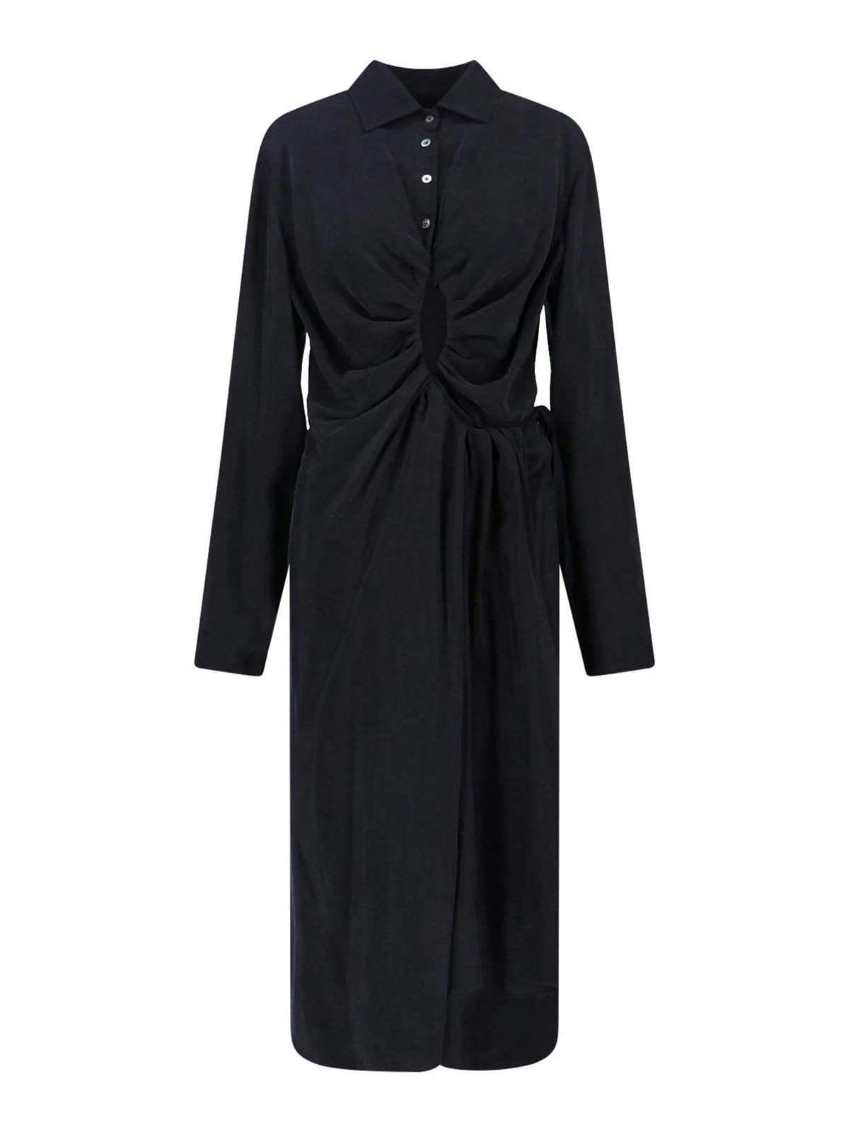 Vestito Midi Drappeggiato