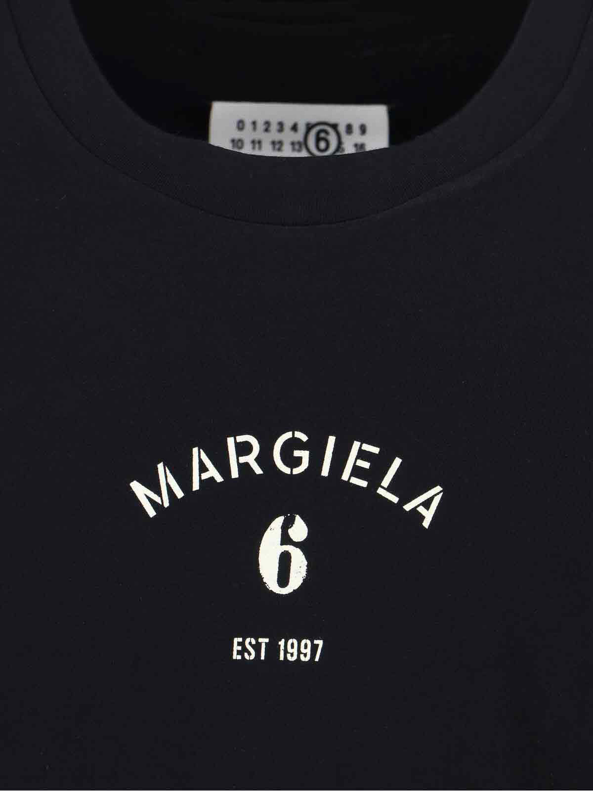 MM6 Maison Margiela Tシャツ - 黒|SH2GC0038M20048900 | THEBS