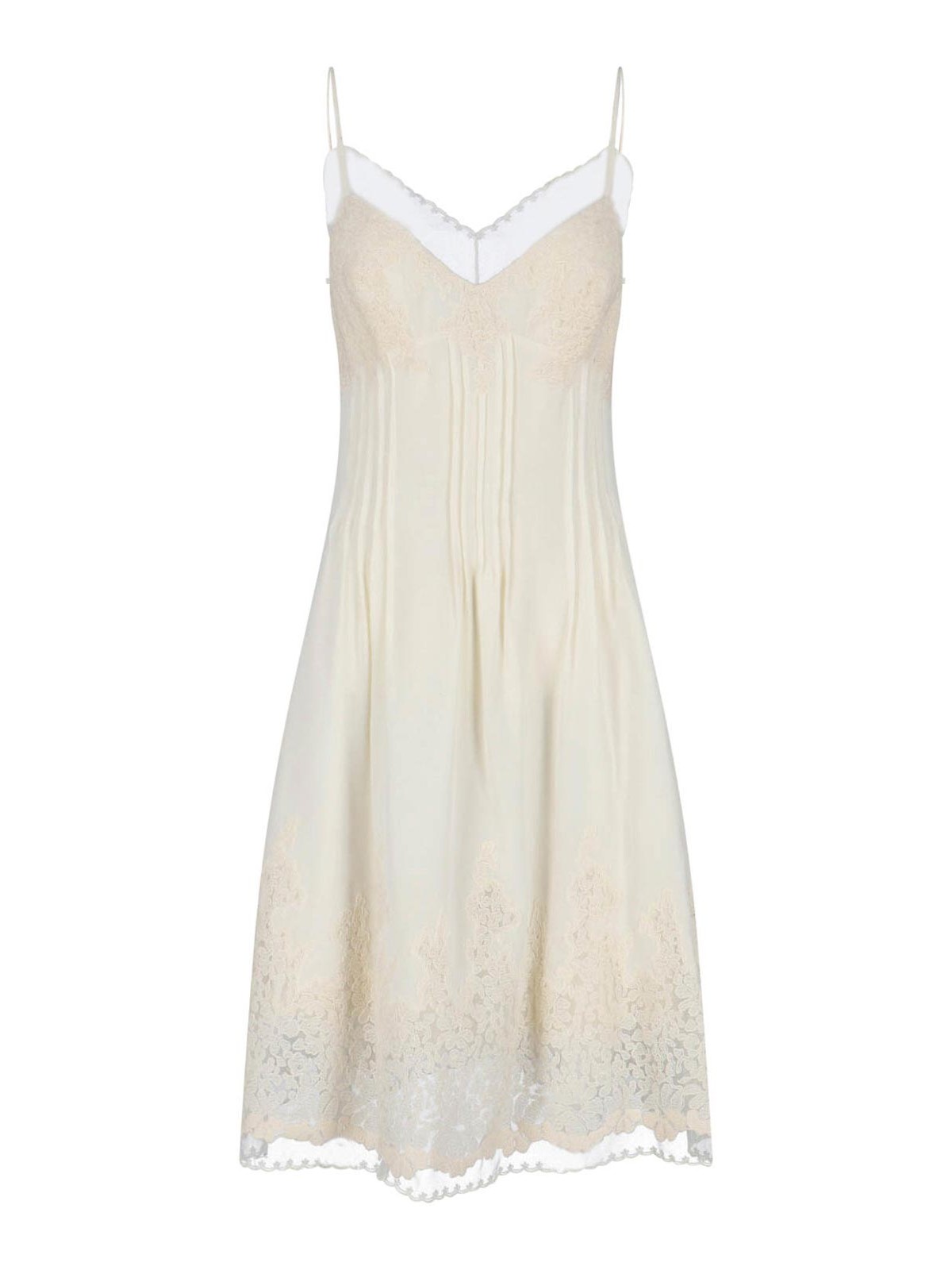Vestito Midi In Seta