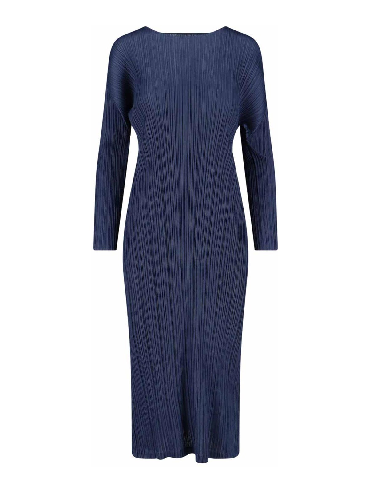Vestito Midi Plissettato