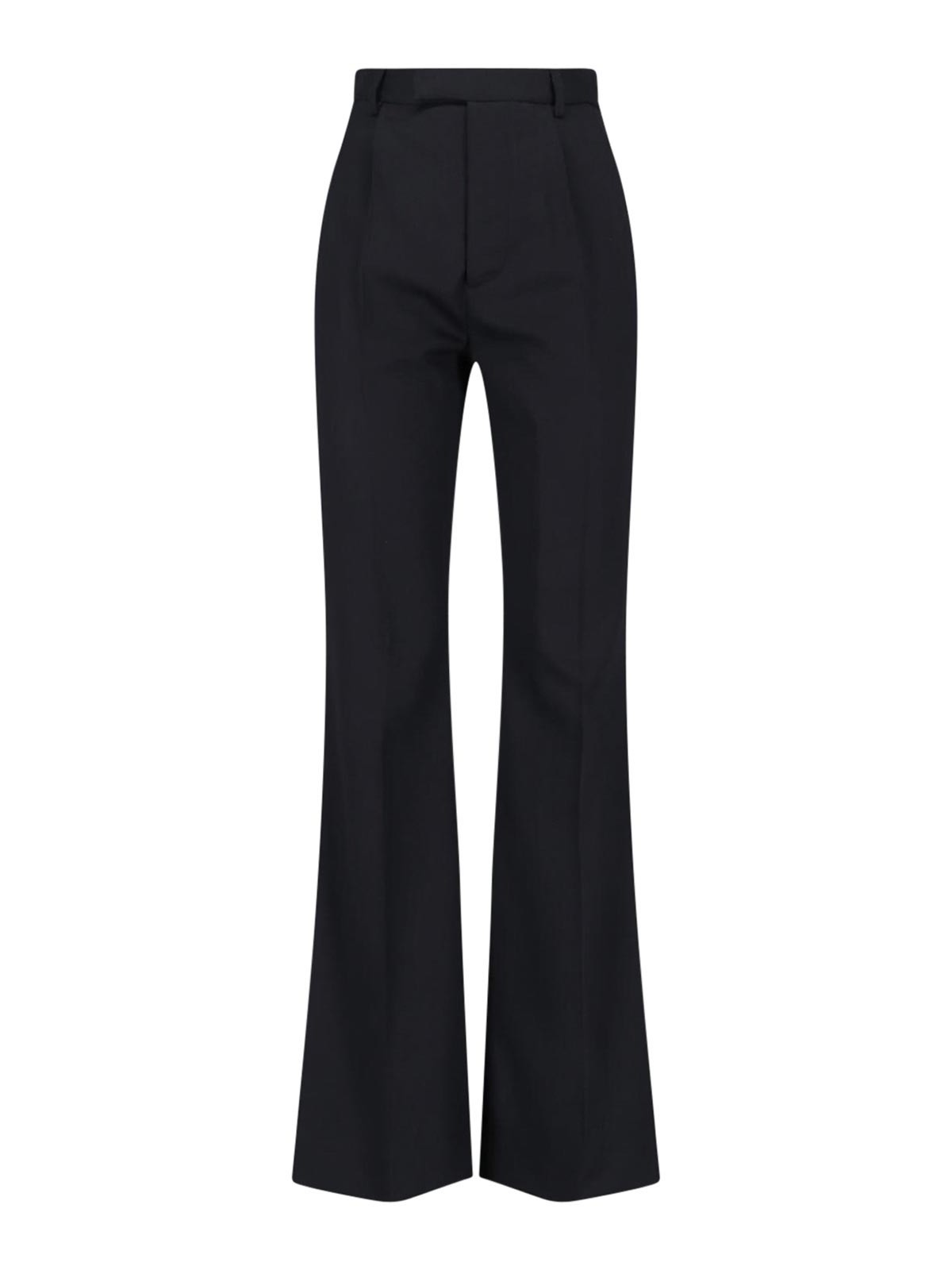Pantaloni Bootcut In Lana Vergine
