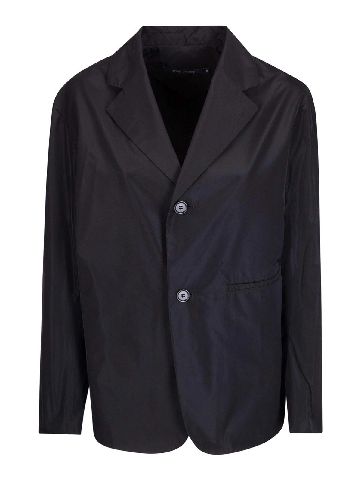 Sofie D'hoore Long Sleeve Button Down Blazer In Gray