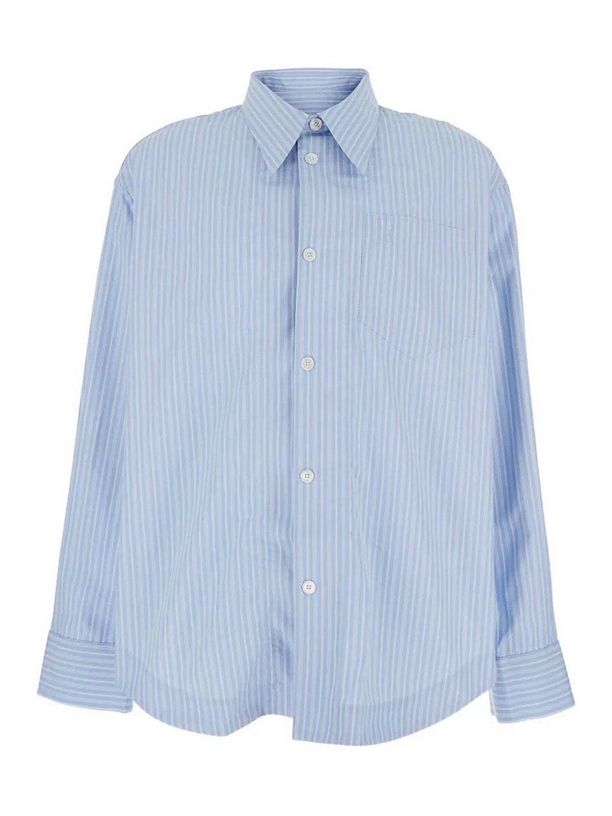 Camicia ampia a maniche lunghe