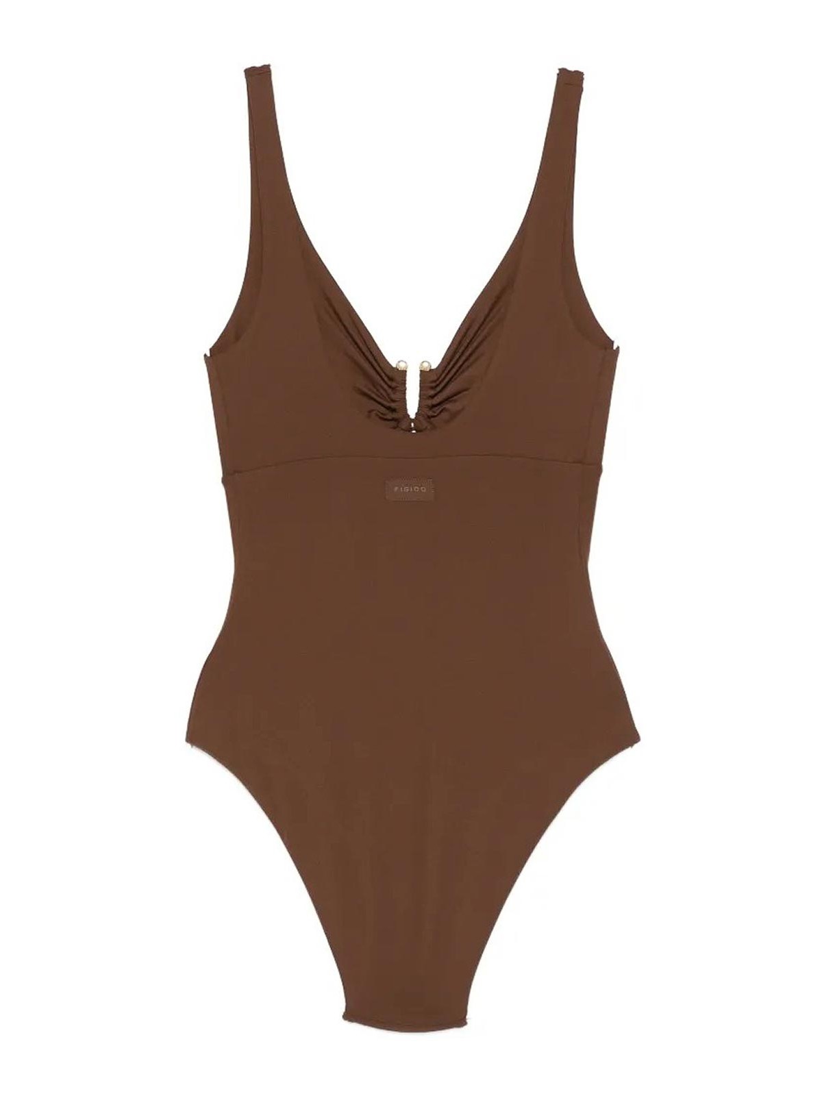 Costume da bagno con dettagli metallici