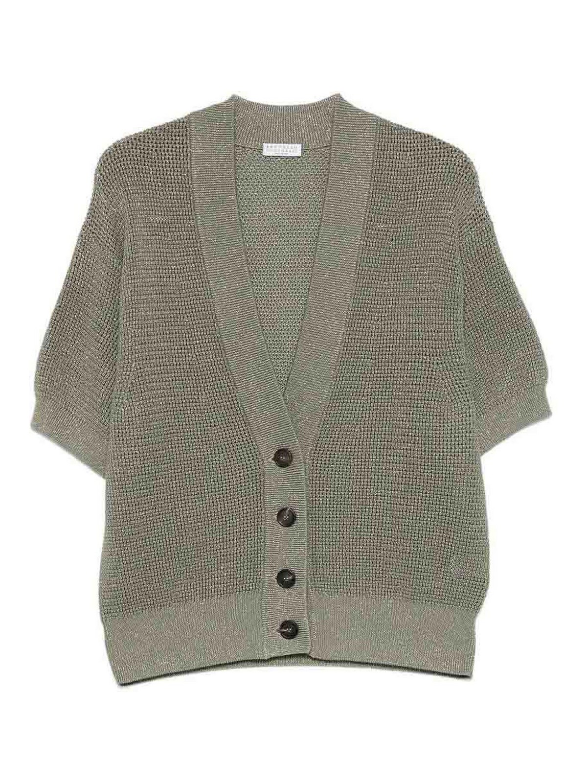 Brunello Cucinelli Cardigan In Green
