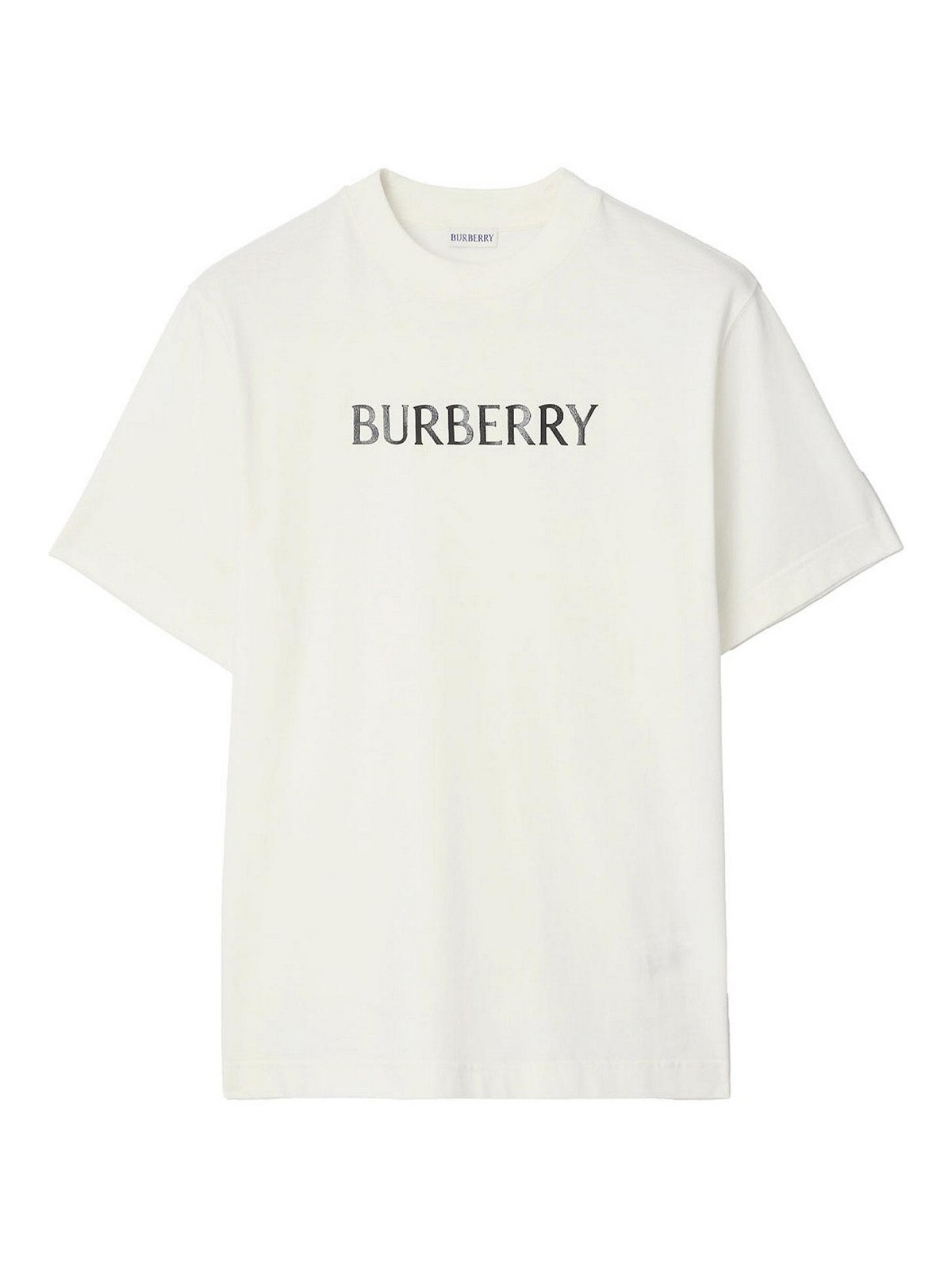T-shirt in cotone con stampa logo