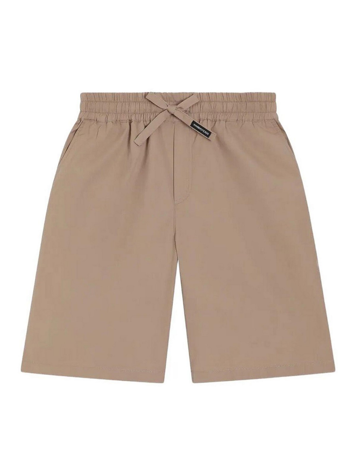 Bermuda In Popeline Con Patch Dg