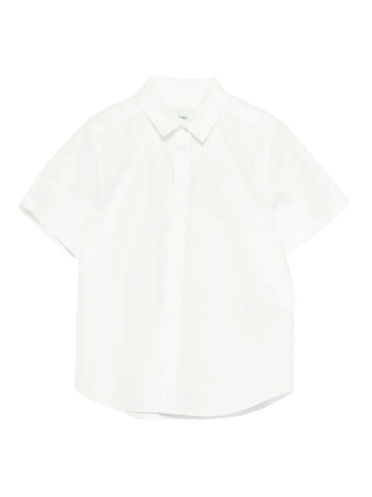 Camicia in Popeline a maniche corte