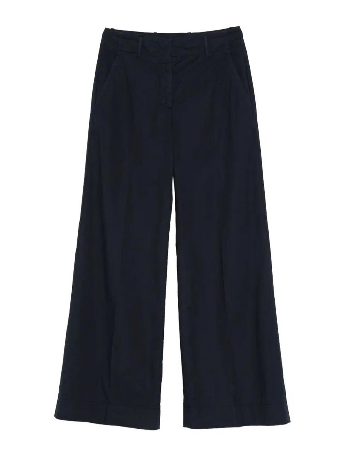 Pantaloni Ilya in cotone a gamba larga