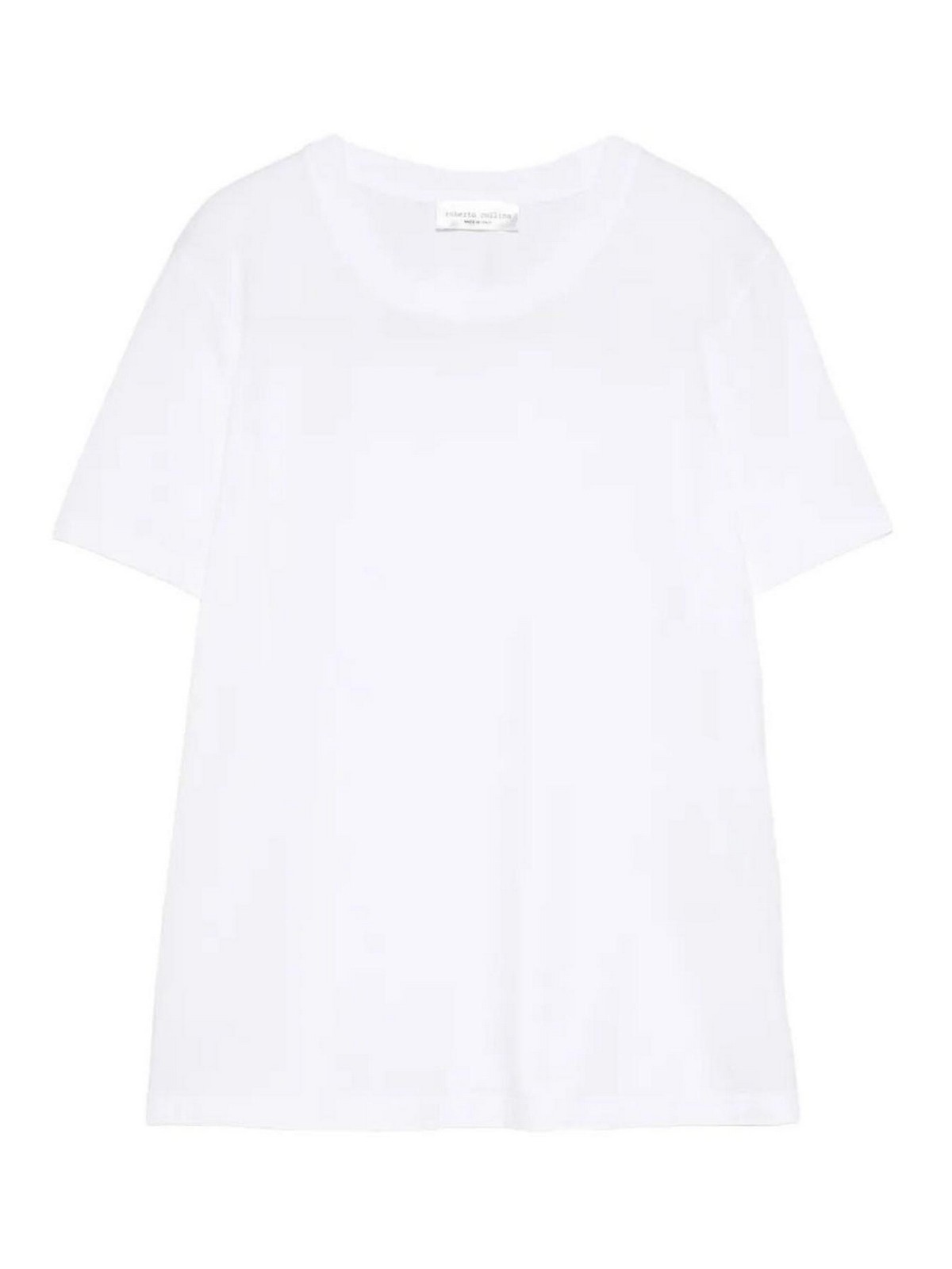 T-shirt girocollo in cotone