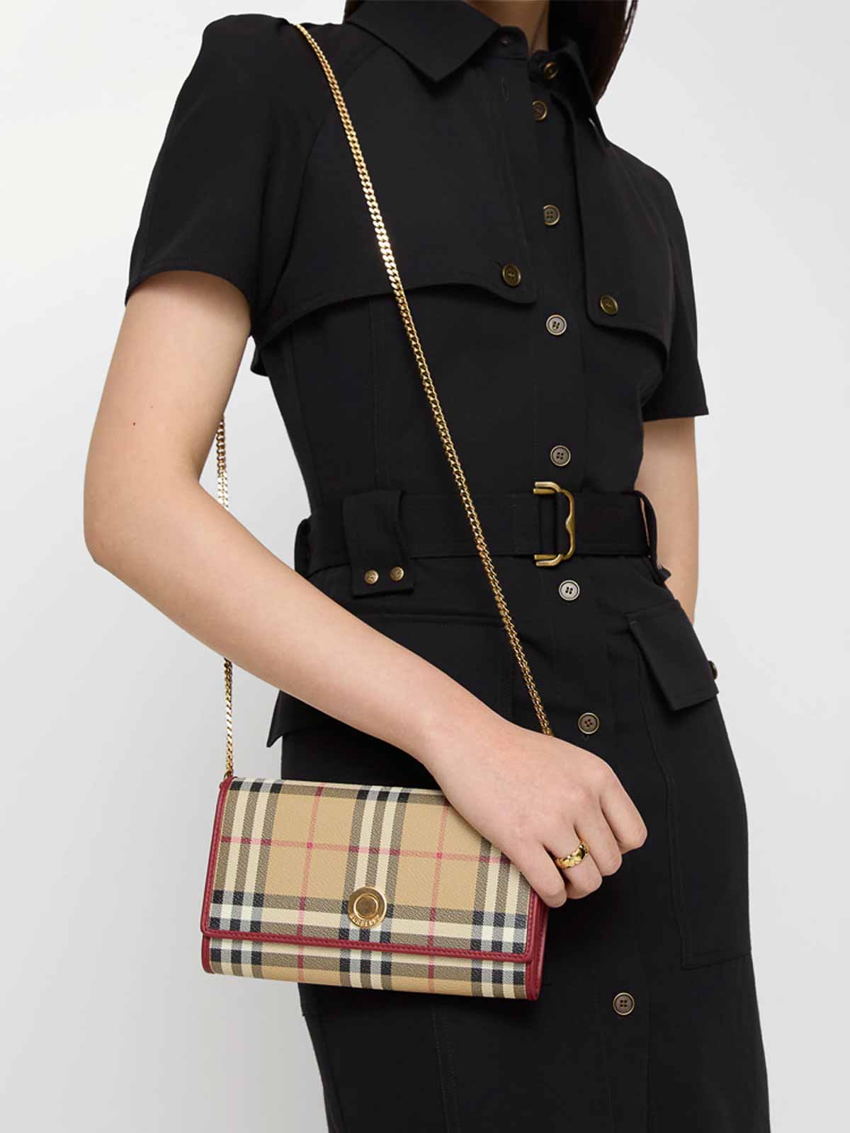 Burberry London Bolso Clutch - Negro - Negro - Mujer|8116321B9724