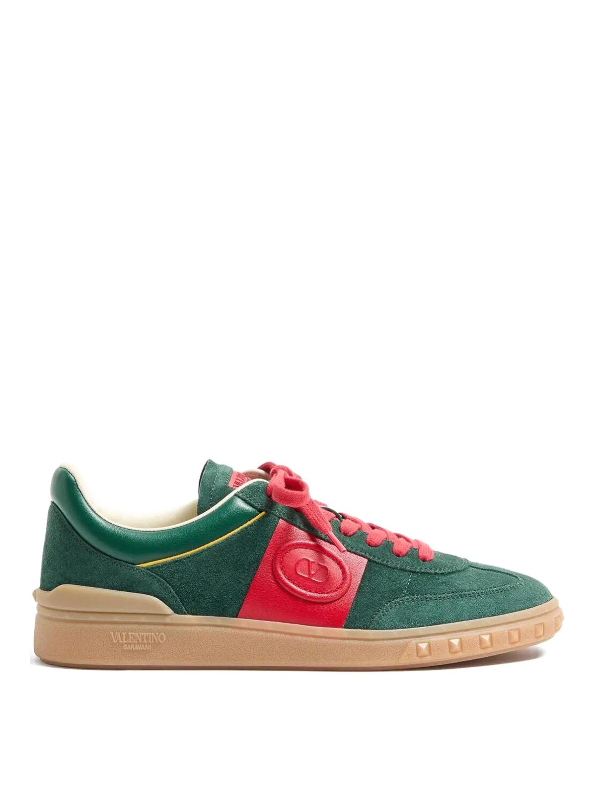 Sneakers Upvillage in pelle crosta e nappa
