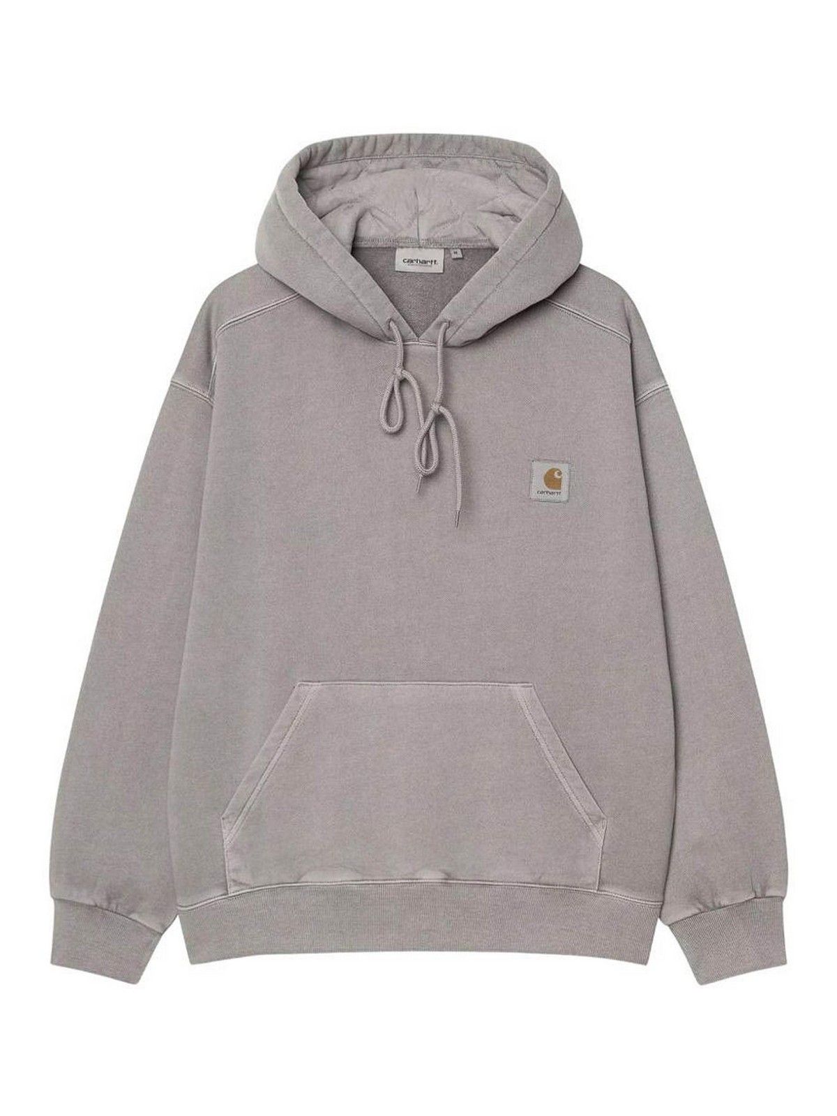 Felpa con cappuccio in cotone con logo