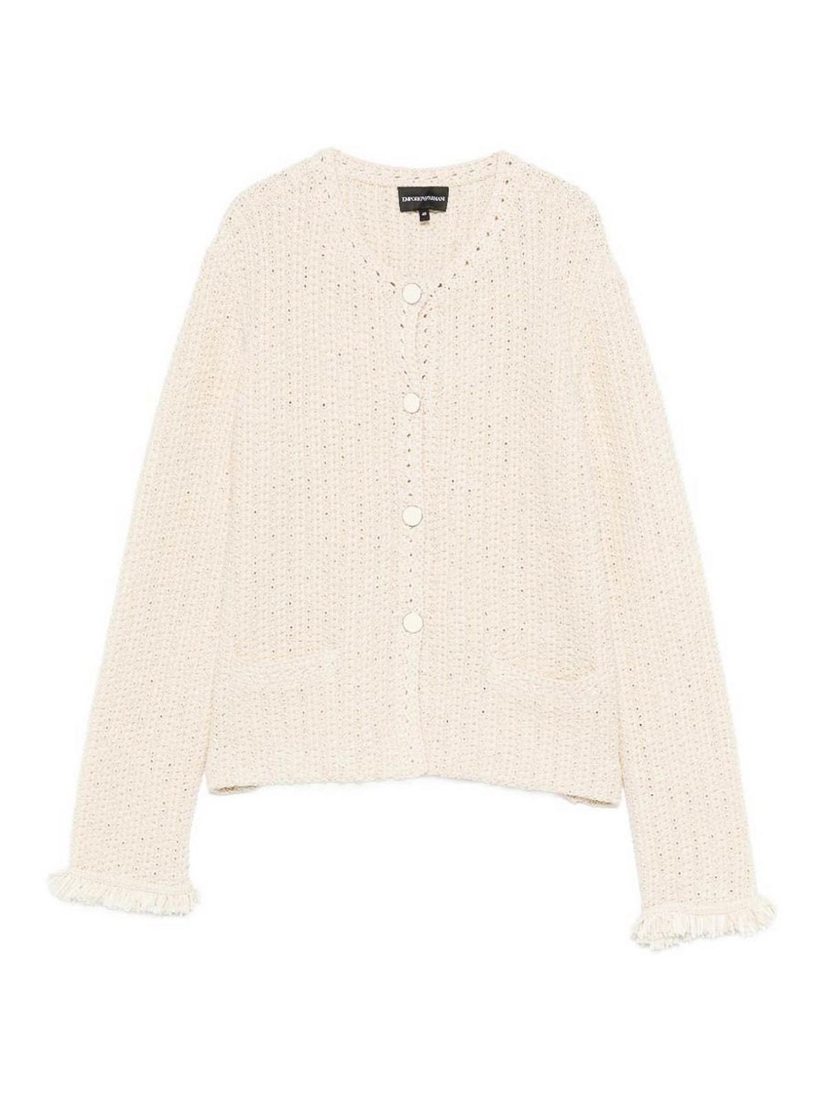 Giacca blazer in misto cotone