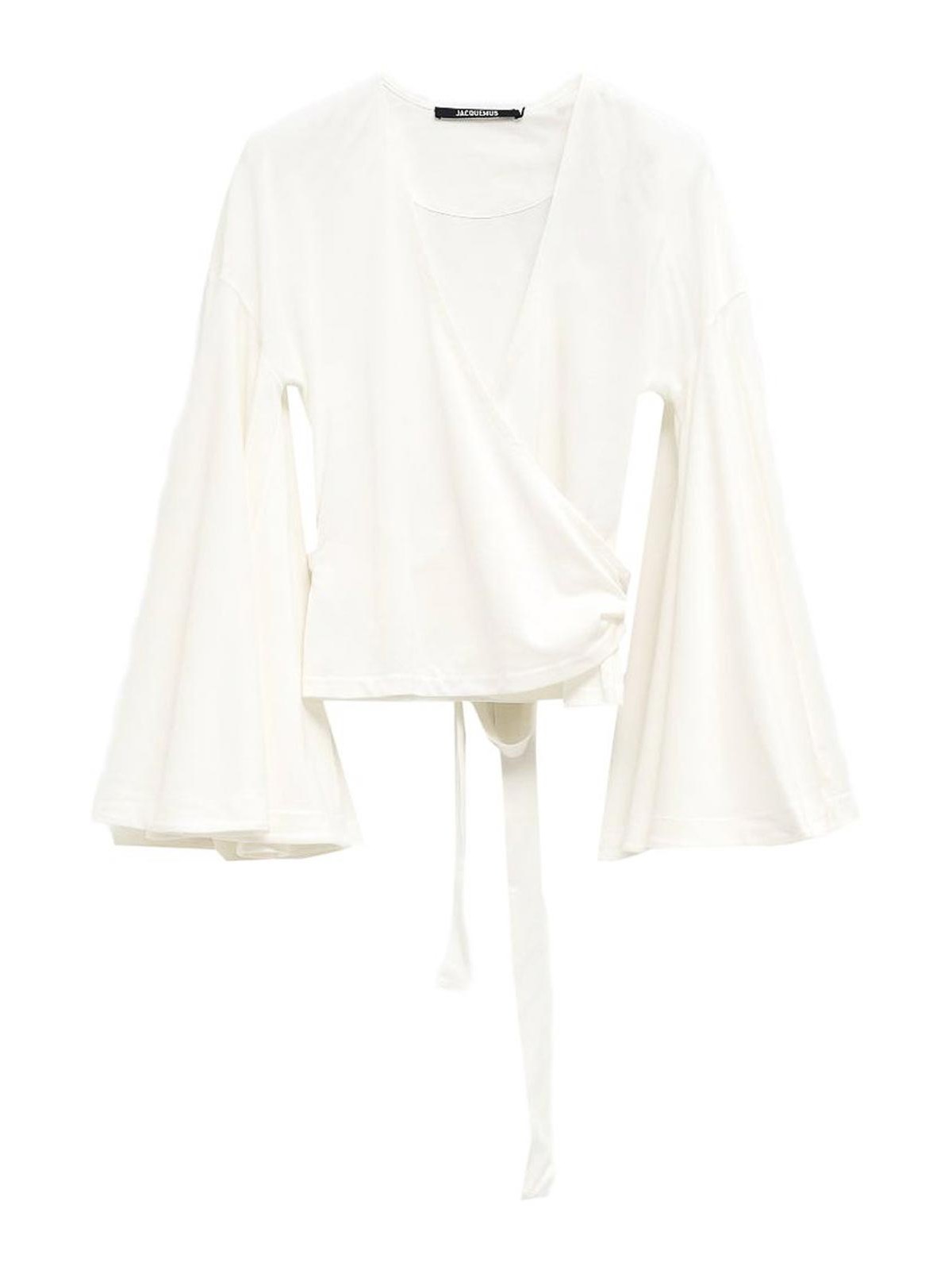 Jacquemus Long-sleeved Tie Blouse