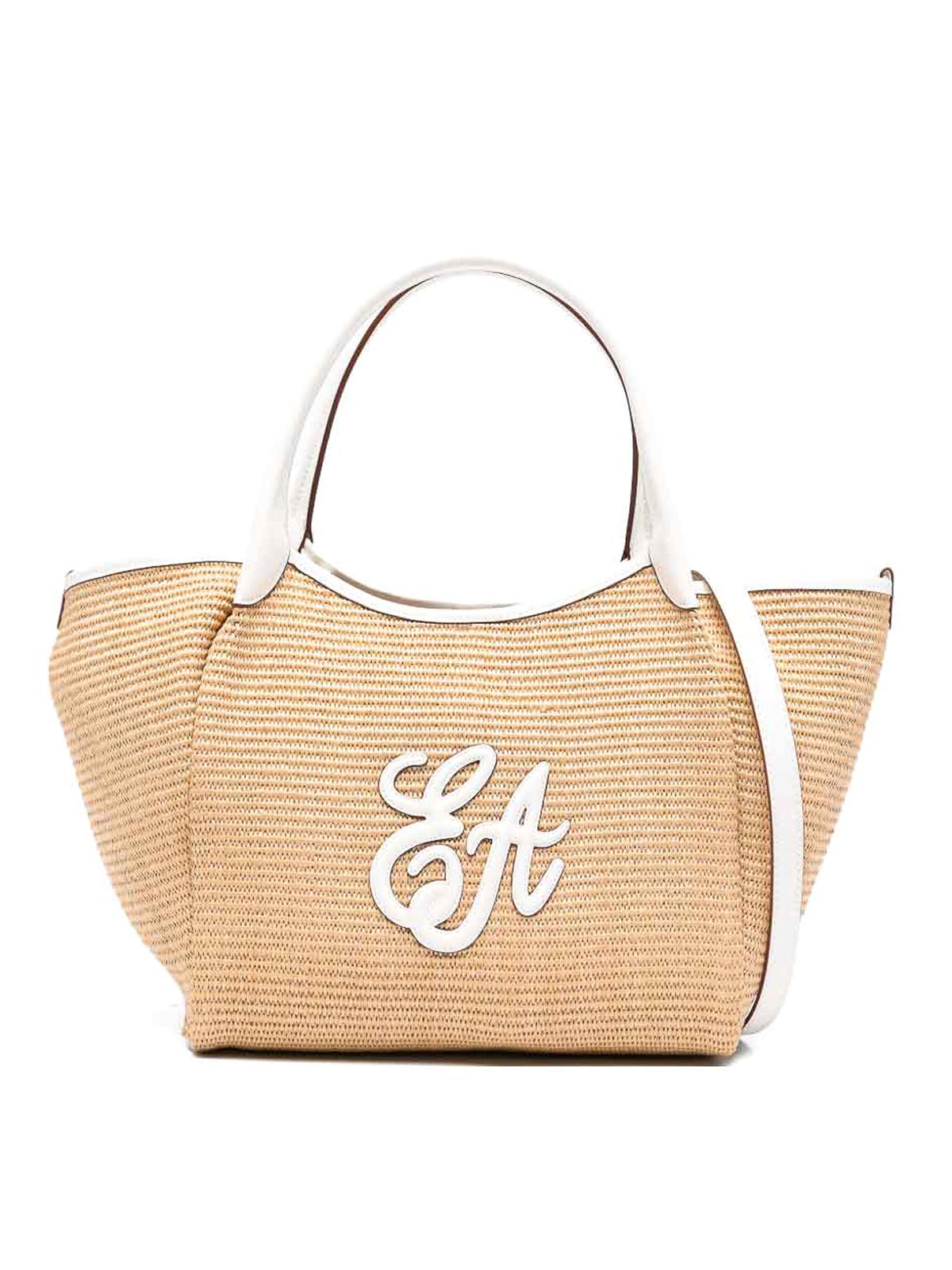 Emporio Armani Sac Cabas - Blanc