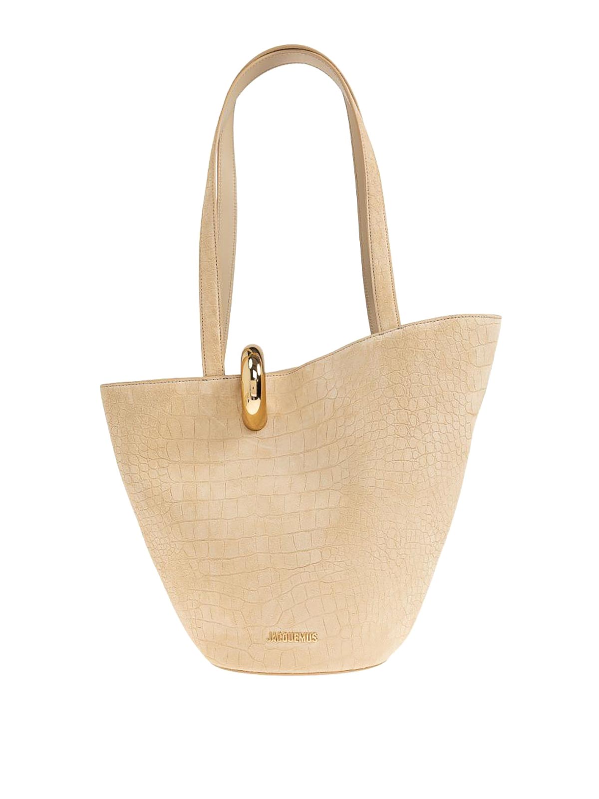 Borsa a secchiello in pelle Le Bambola Moyen
