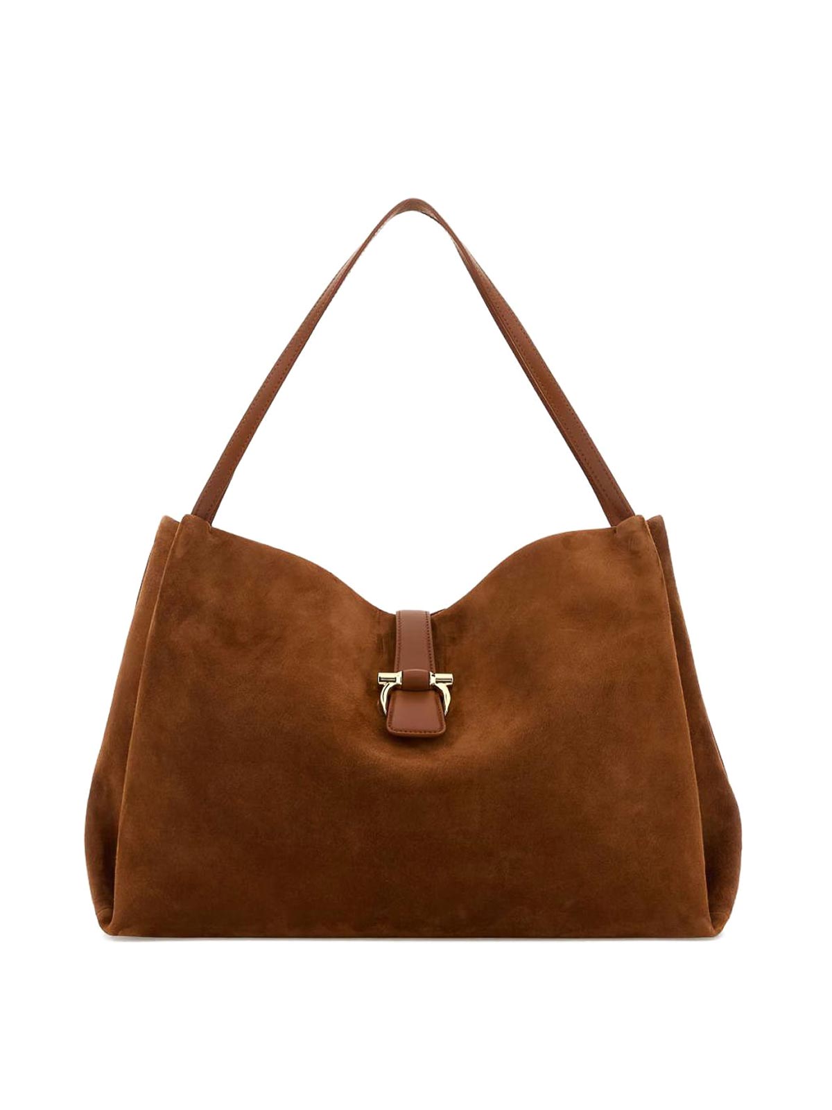 Borsa a tracolla media in pelle