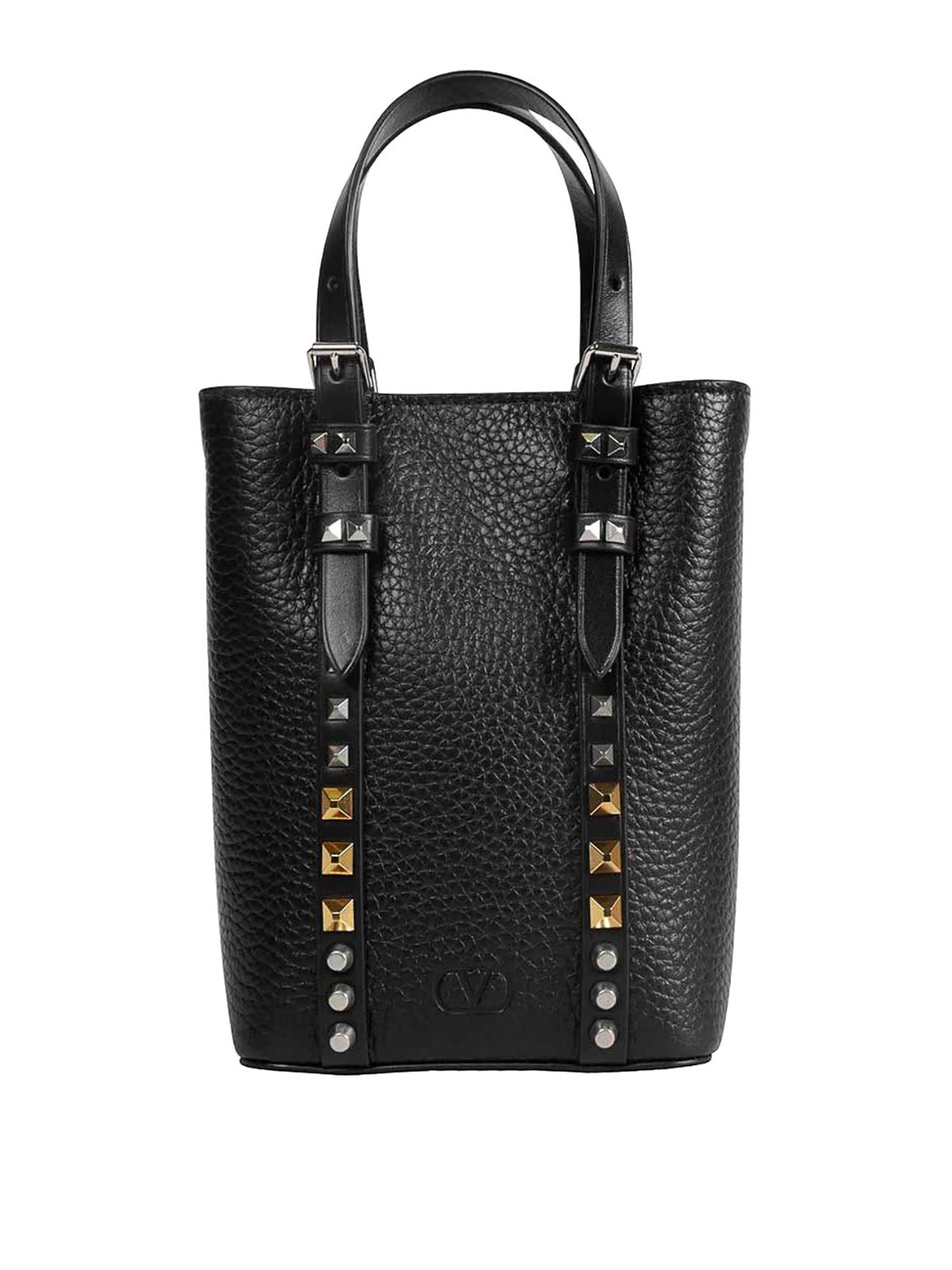 Rockstud Leather Mini Bag