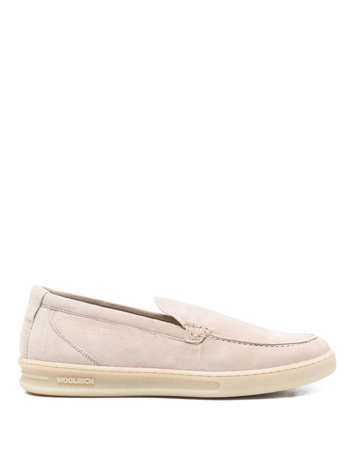 Slip-on in pelle con doppia U