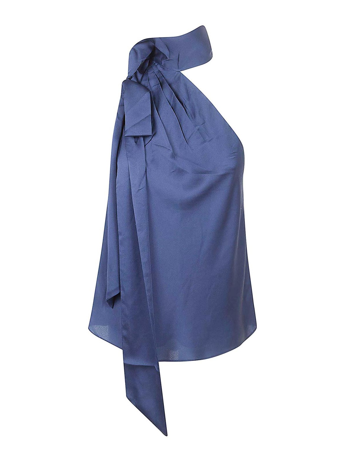 Maglione a canotta in tessuto