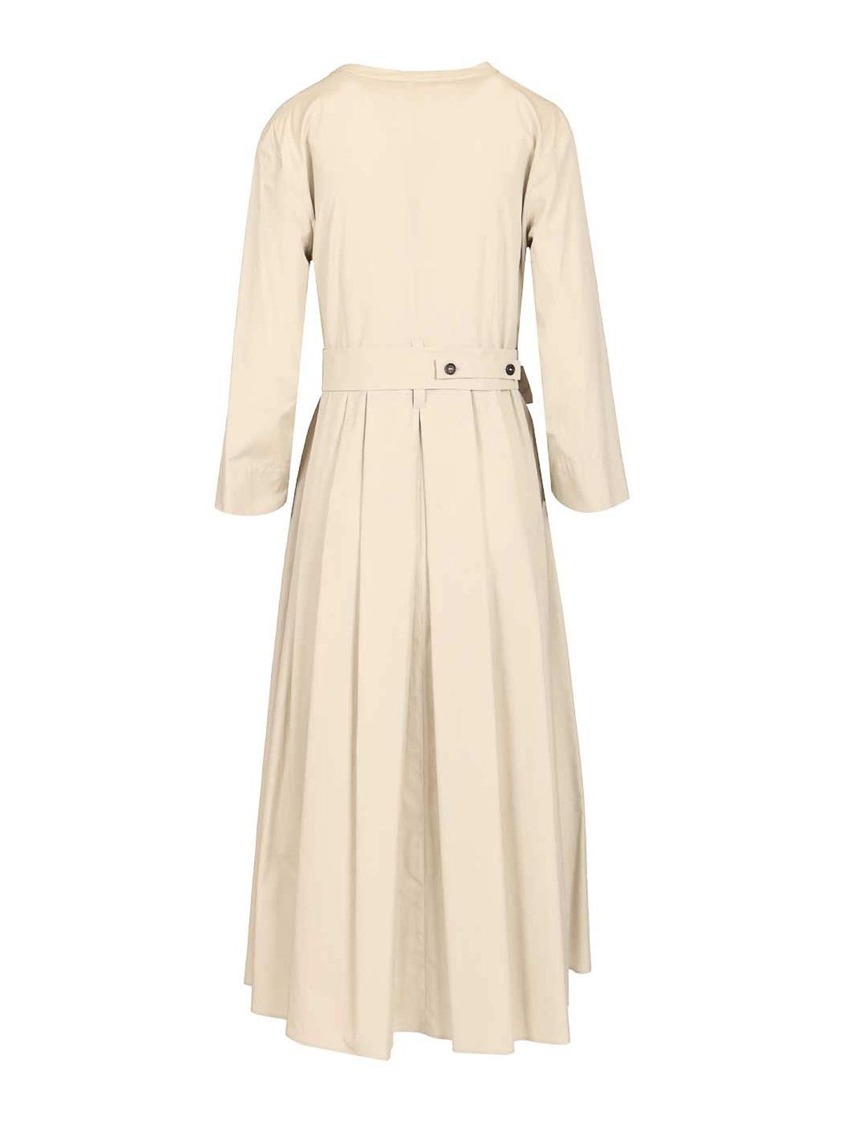 s max mara cotton poplin dress Floral-print cotton-poplin wrap dress - beige