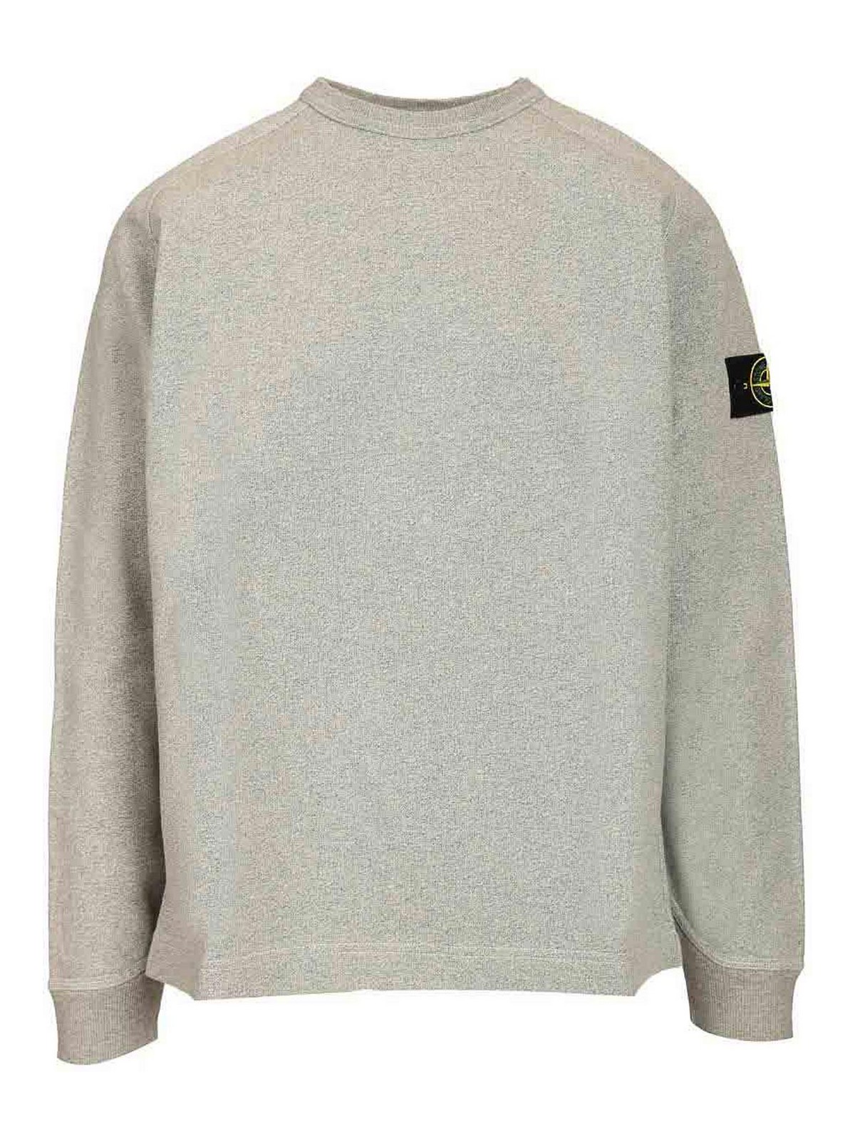 Stone Island Felpa Grigio Melange